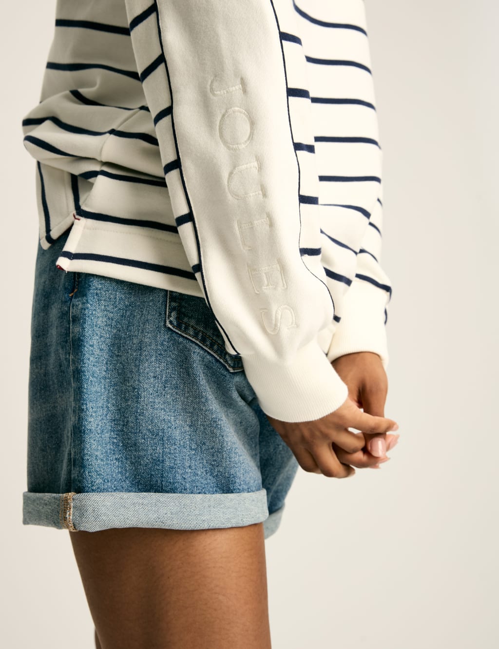 Pure Cotton Striped Sweatshirt 6 of 8