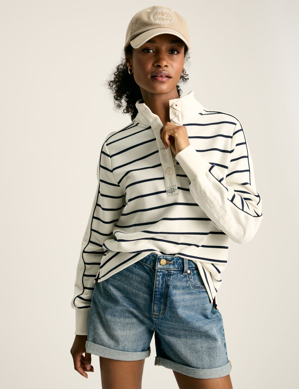 Pure Cotton Striped Sweatshirt 8 of 8