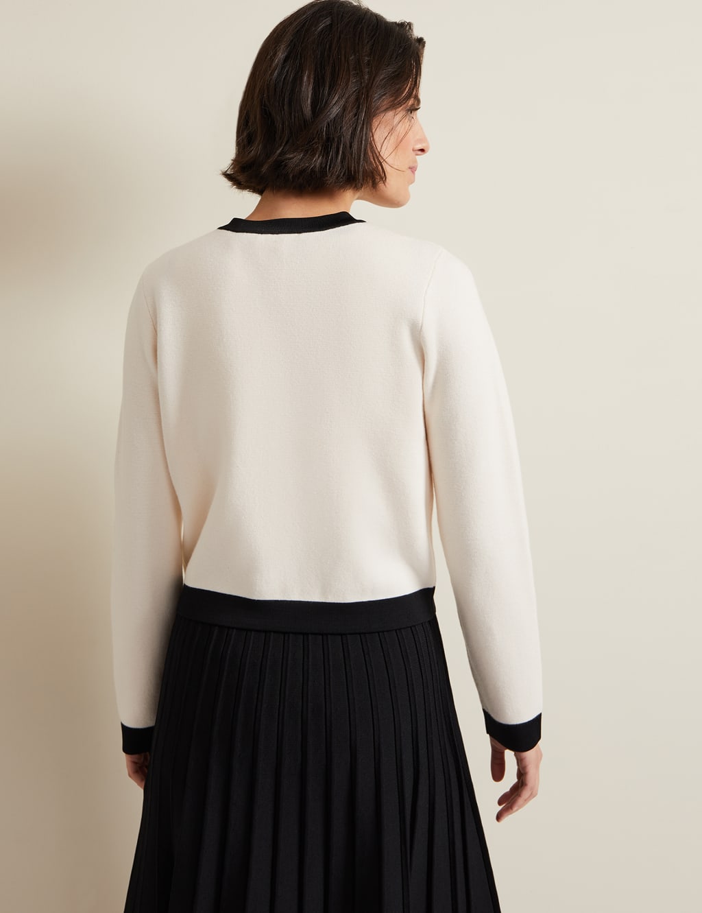 Cotton Rich Knitted Short Jacket 3 of 6