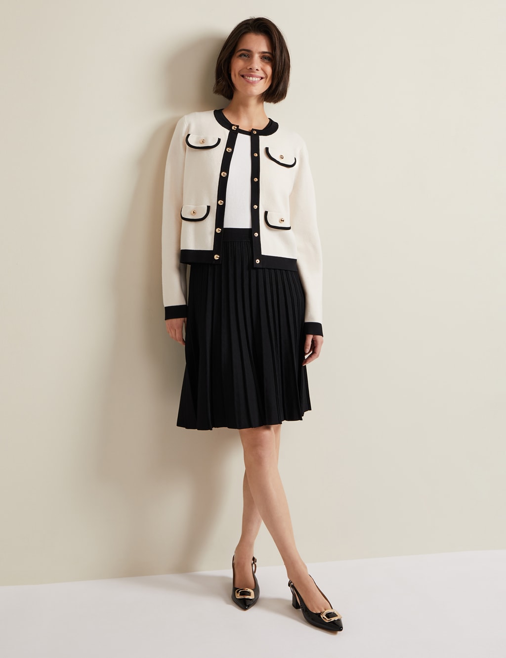 Cotton Rich Knitted Short Jacket 4 of 6