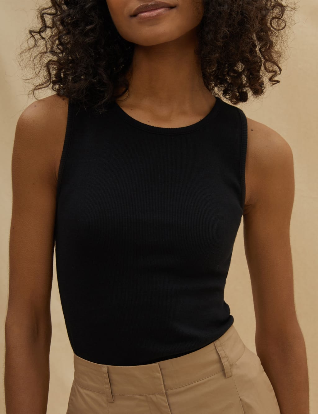 Cotton Rich Ribbed Racer Back Vest 4 of 4