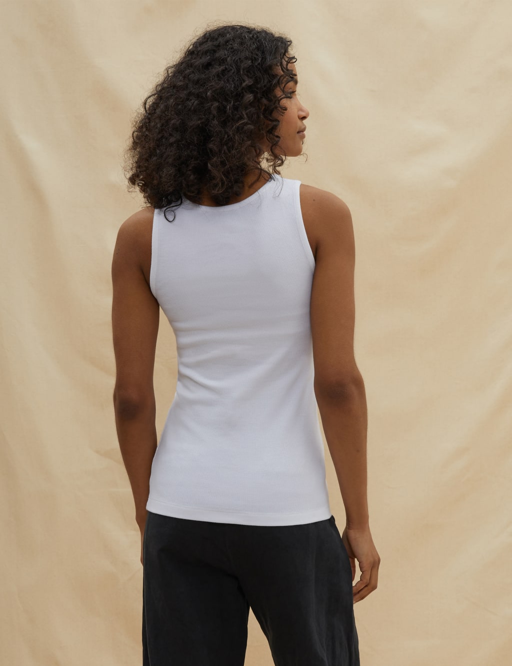 Cotton Rich Ribbed Racer Back Vest 3 of 4