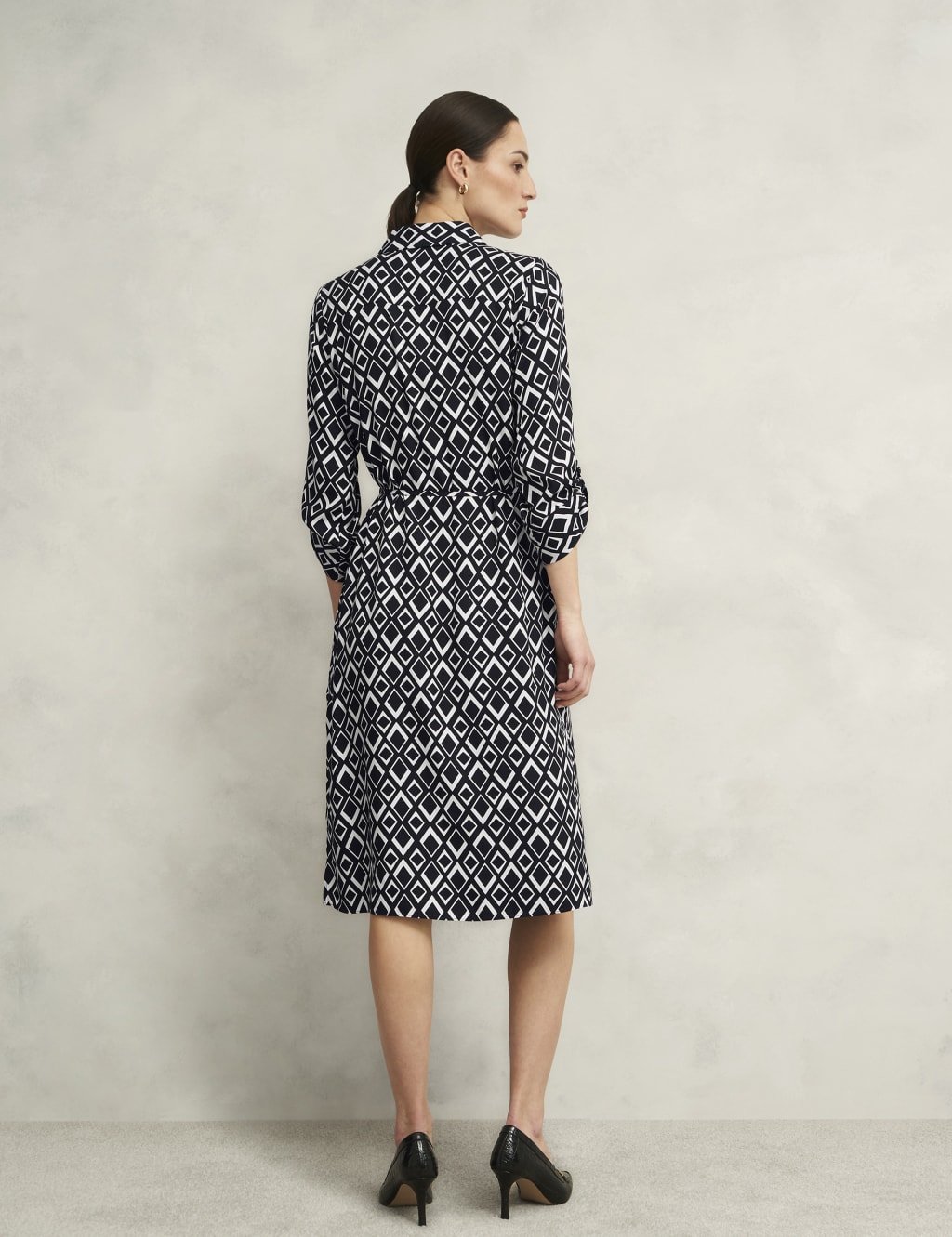 Cali Geometric Midi Shirt Dress 4 of 8