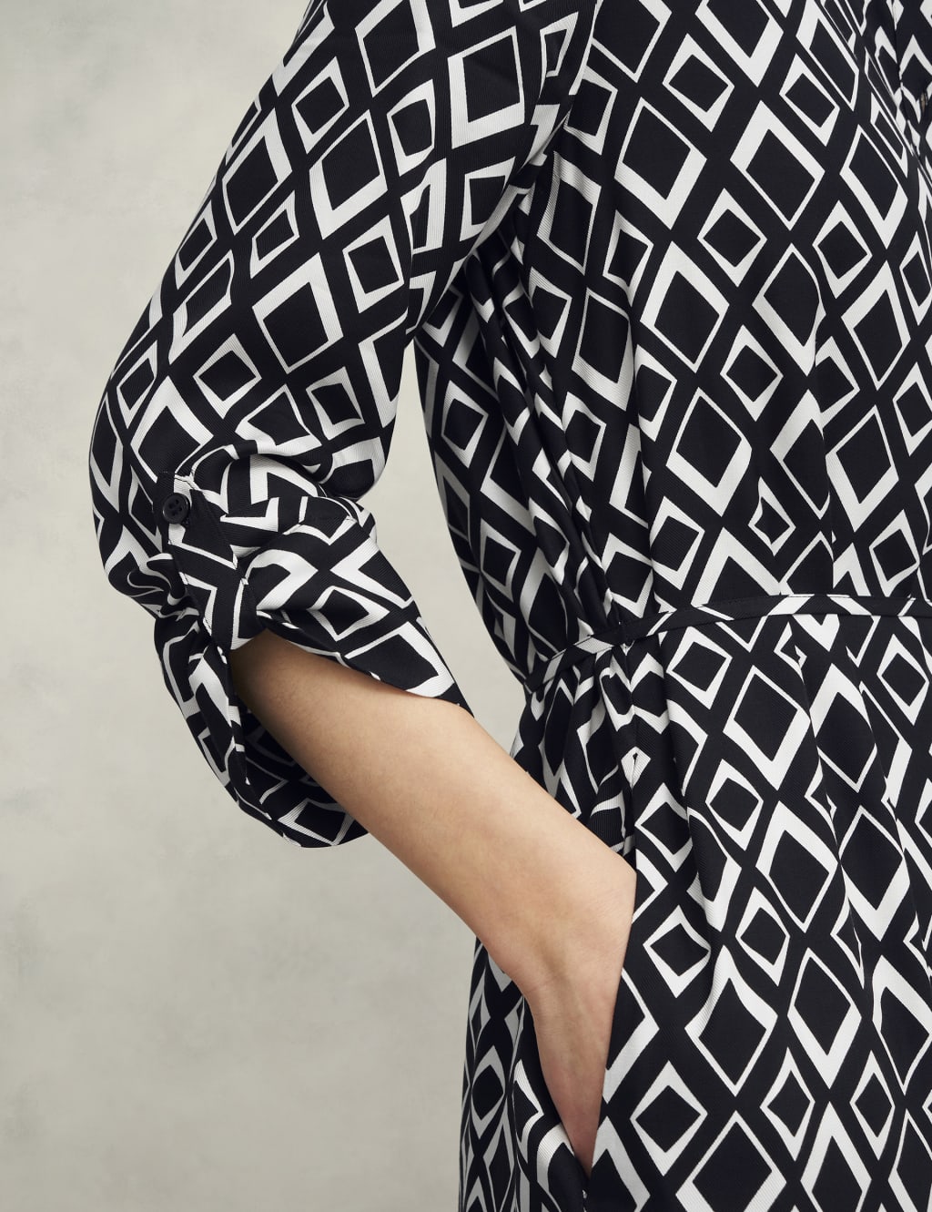 Cali Geometric Midi Shirt Dress 6 of 8