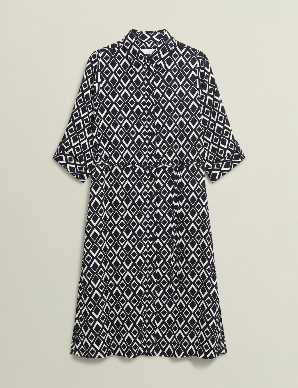 Cali Geometric Midi Shirt Dress 2 of 8