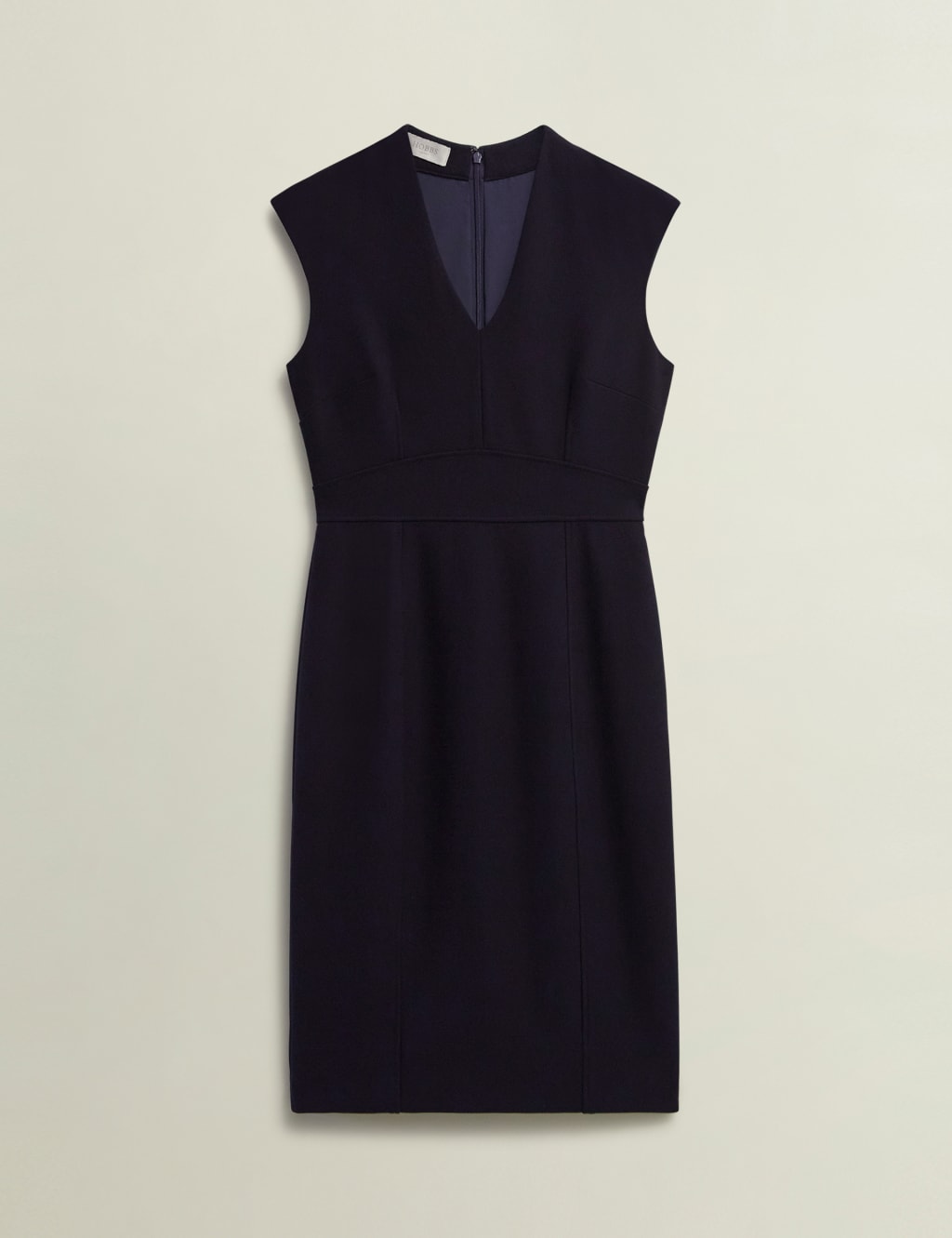V-Neck Knee Length Shift Dress 2 of 5