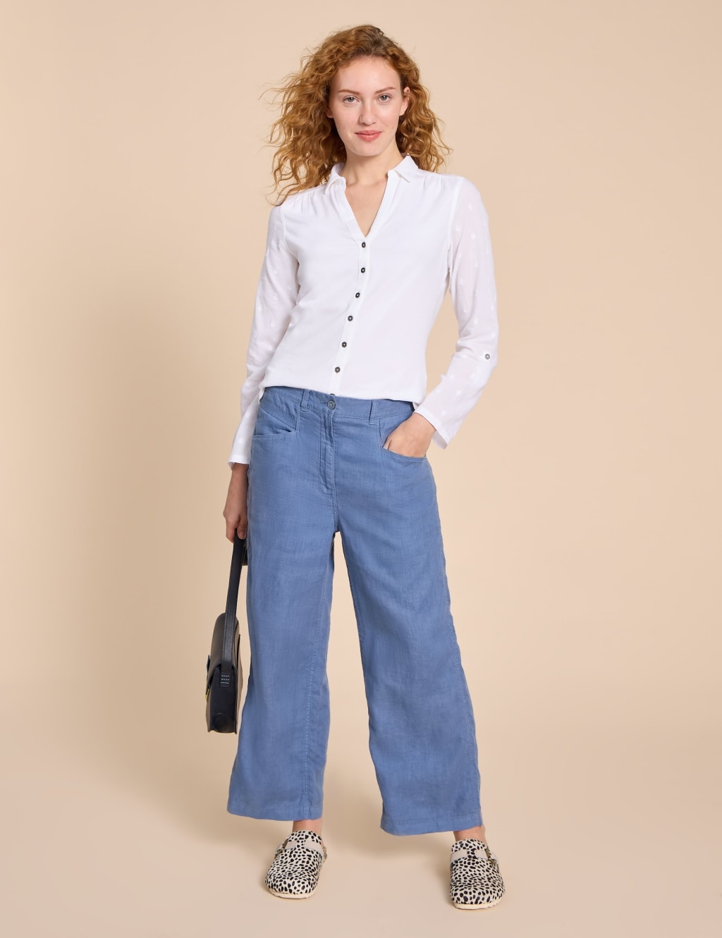 Pure Cotton Jersey Woven Collared Shirt 3 of 6