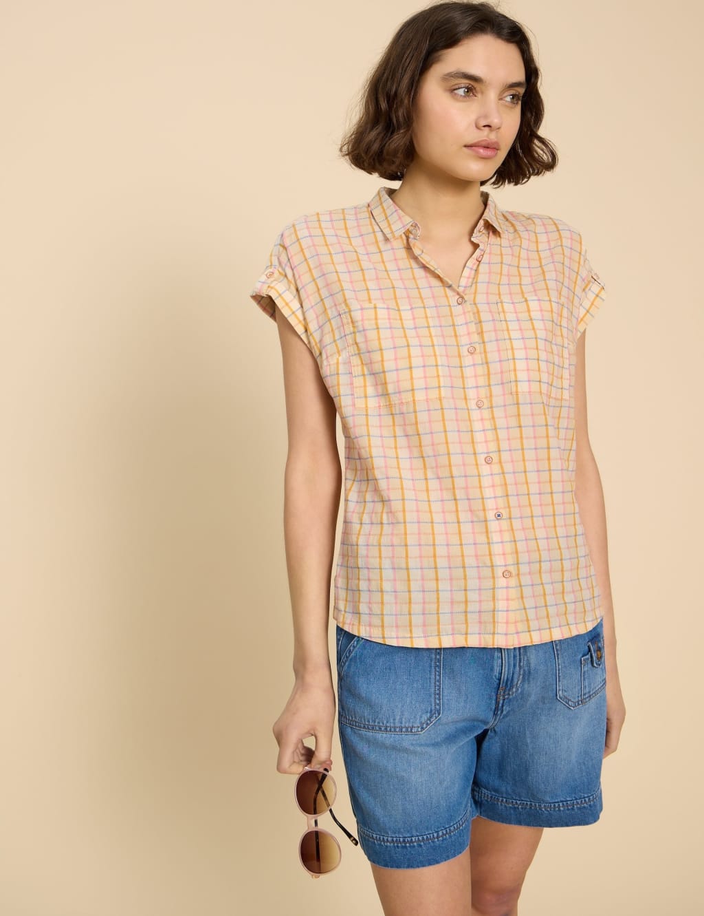 Pure Cotton Checked Shirt 1 of 6