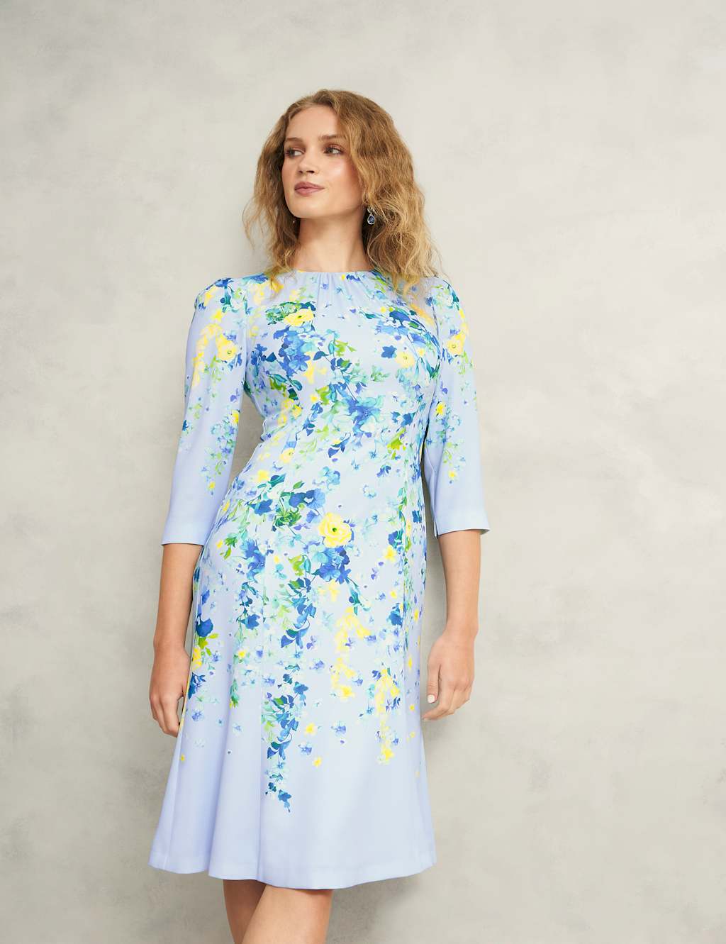 Floral Midi Shift Dress 5 of 8