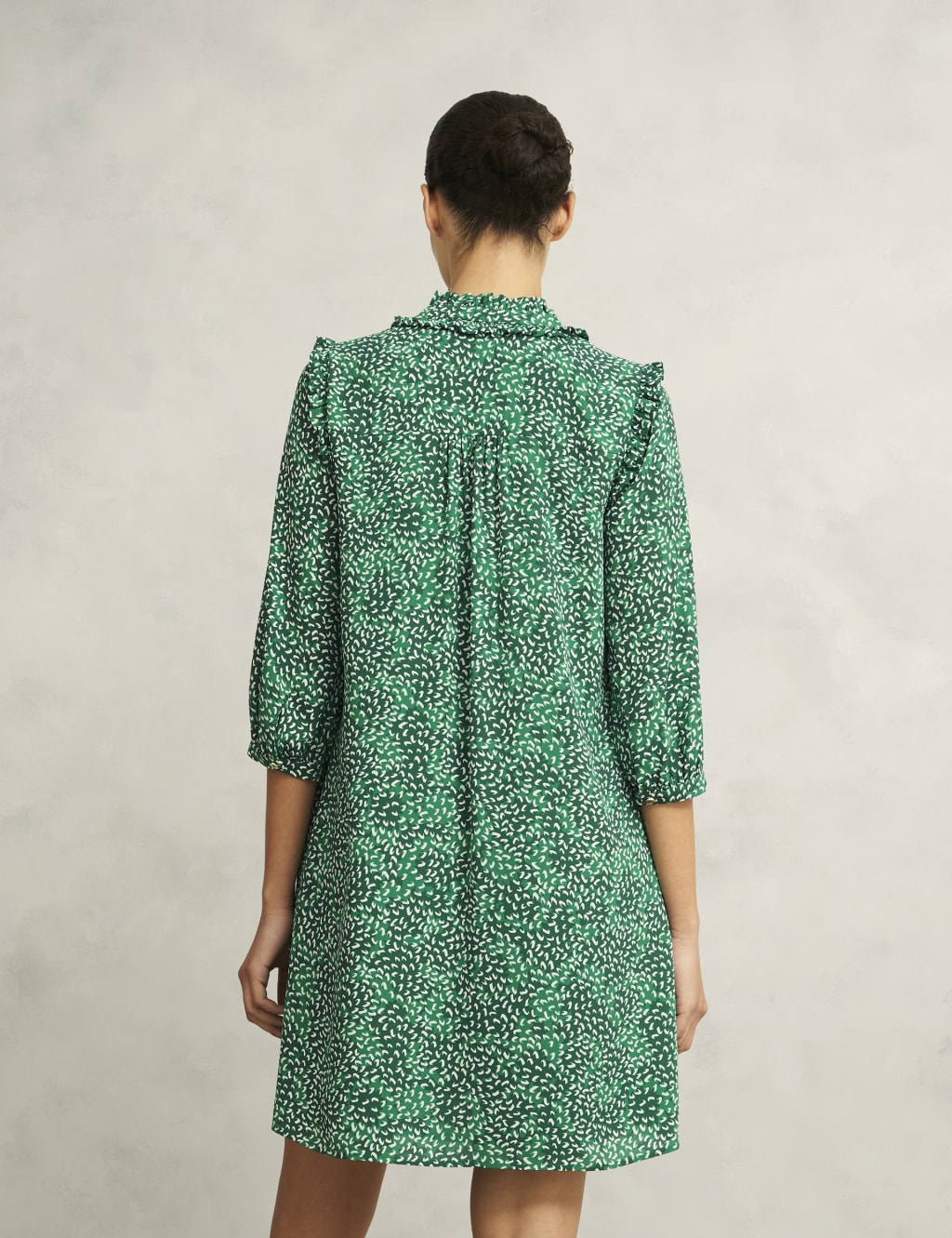 Laurel Printed V-Neck Mini Shift Dress 4 of 7