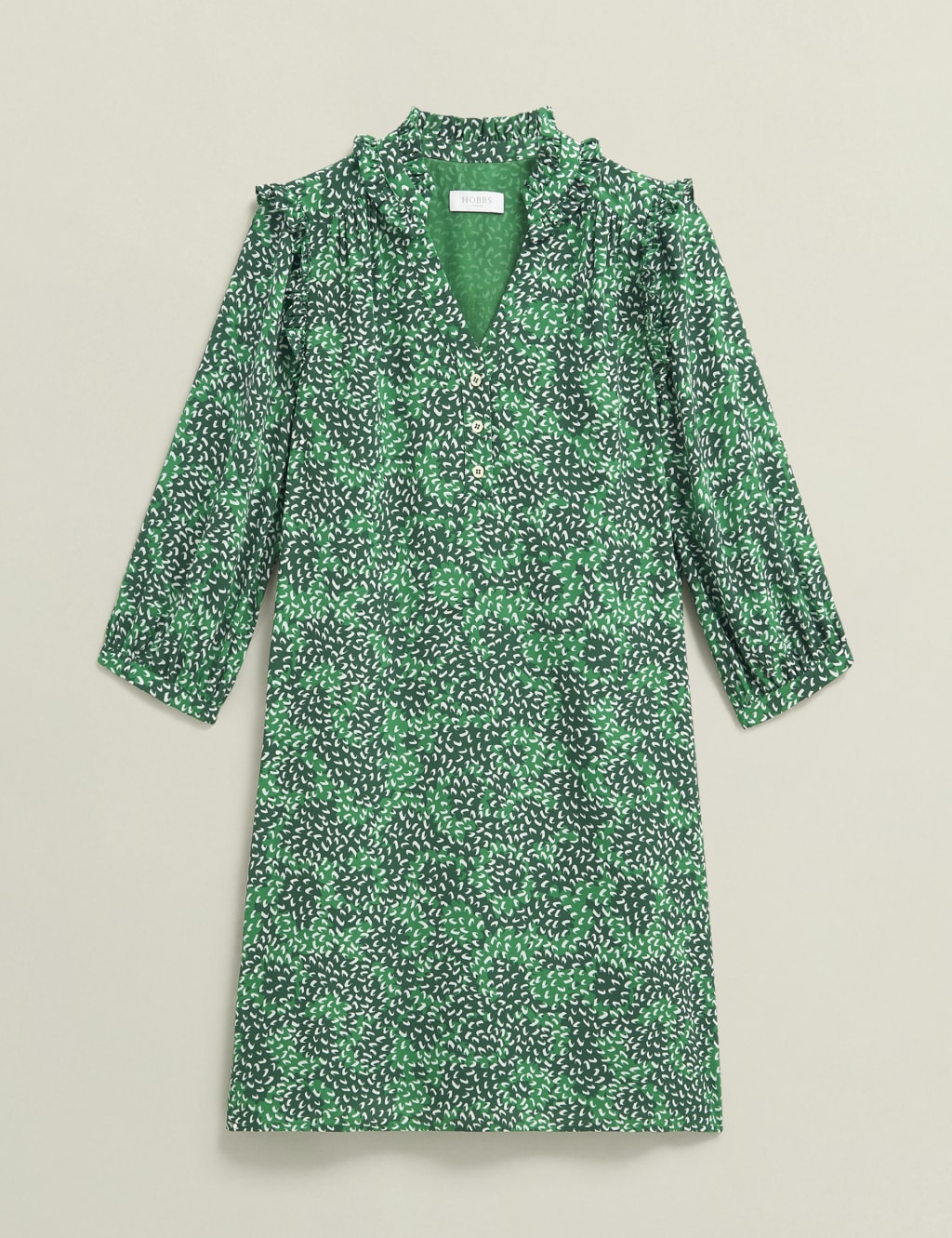 Laurel Printed V-Neck Mini Shift Dress 2 of 7