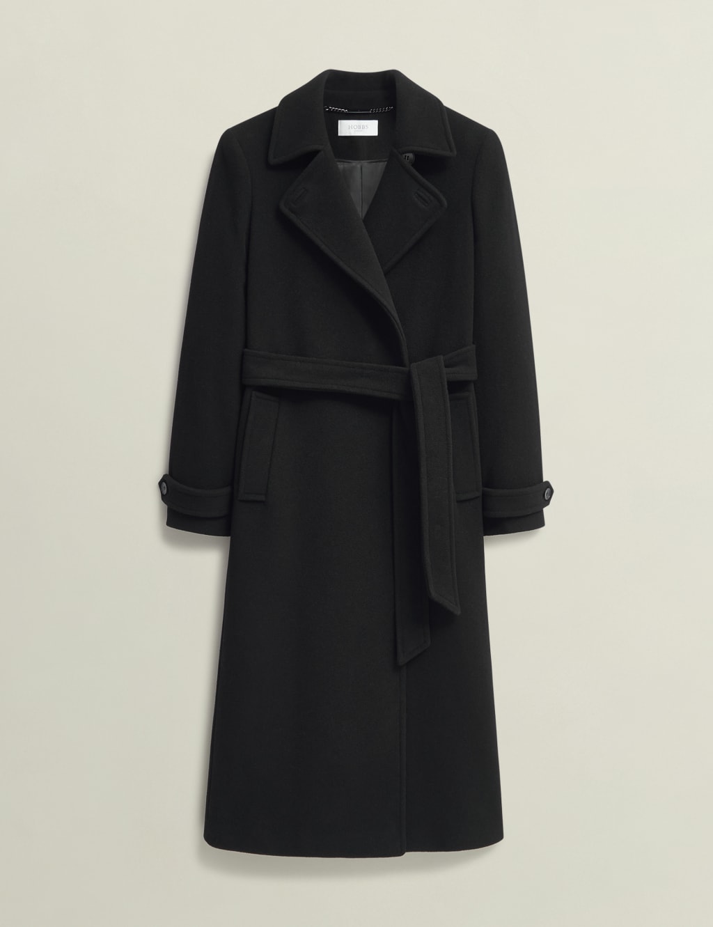 Wool Rich Belted Longline Tailored Coat 2 of 6