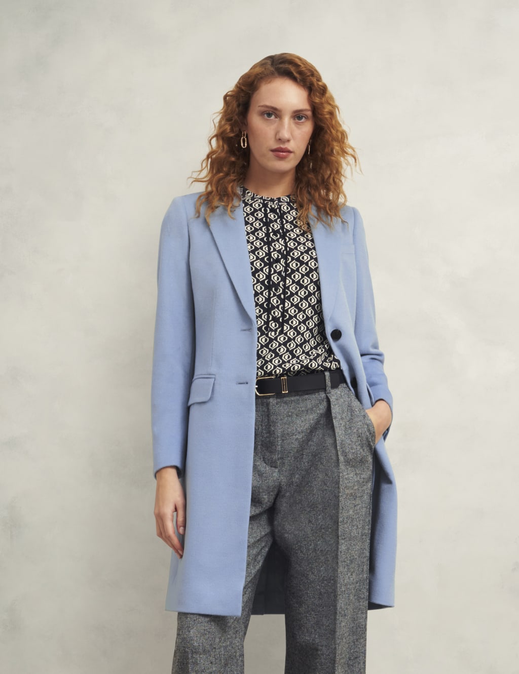 Pure Wool Longline Tailored Coat 3 of 10