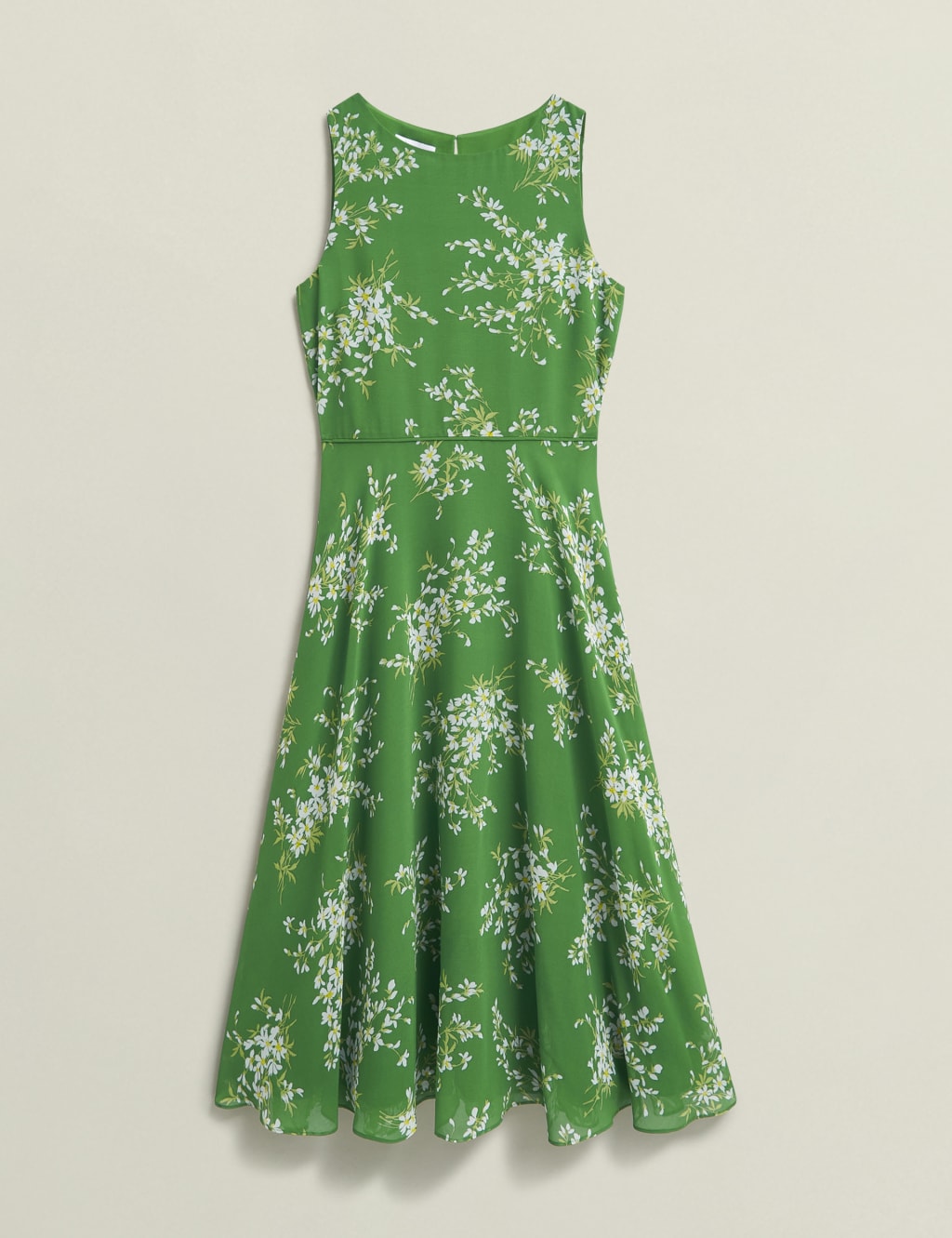 Carly Round Neck Floral Midi Skater Dress 2 of 9