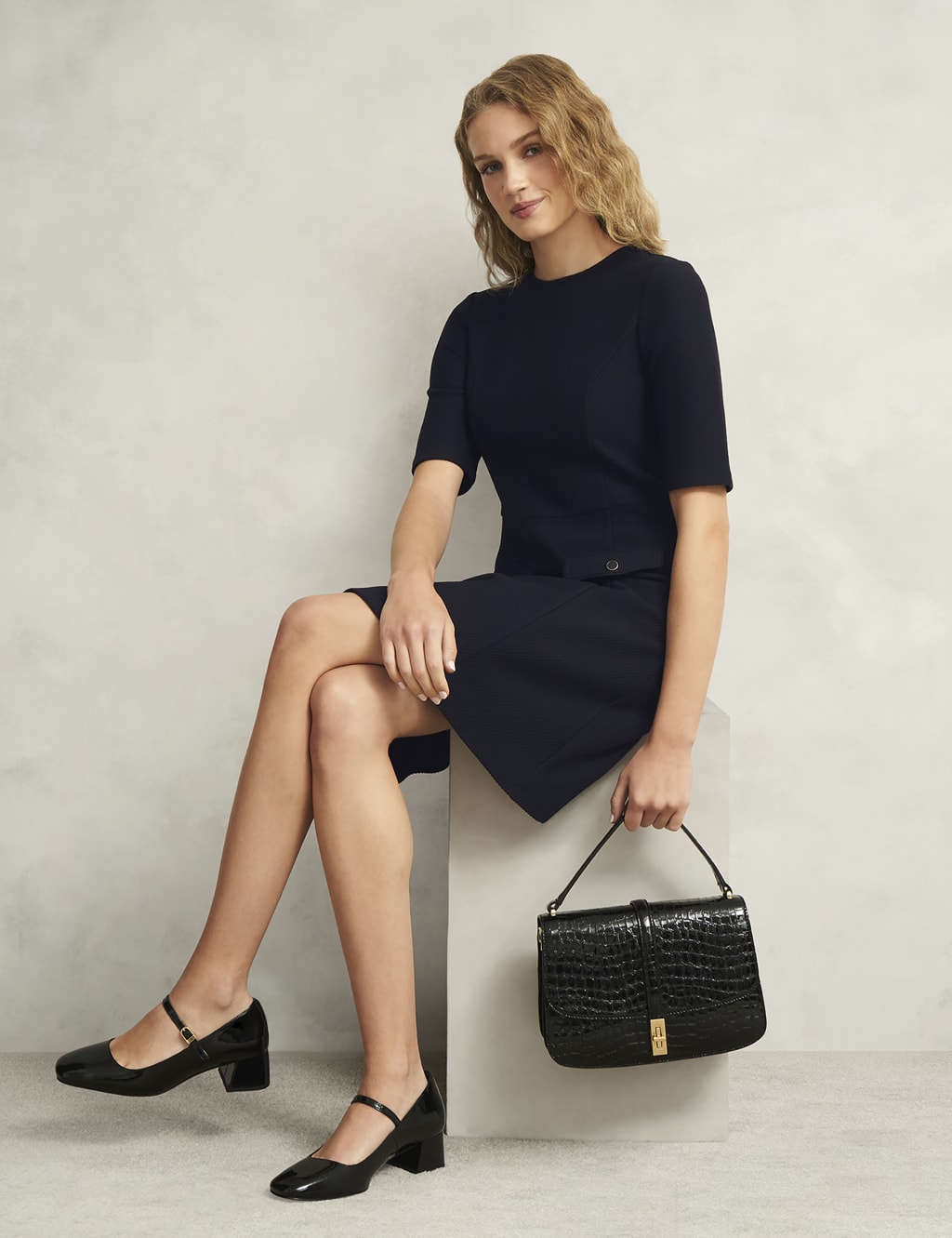 Cotton Rich Mini Skater Dress 7 of 9