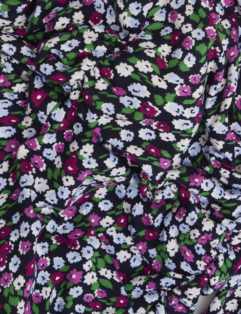 Jersey Floral Midi Skater Dress 7 of 7