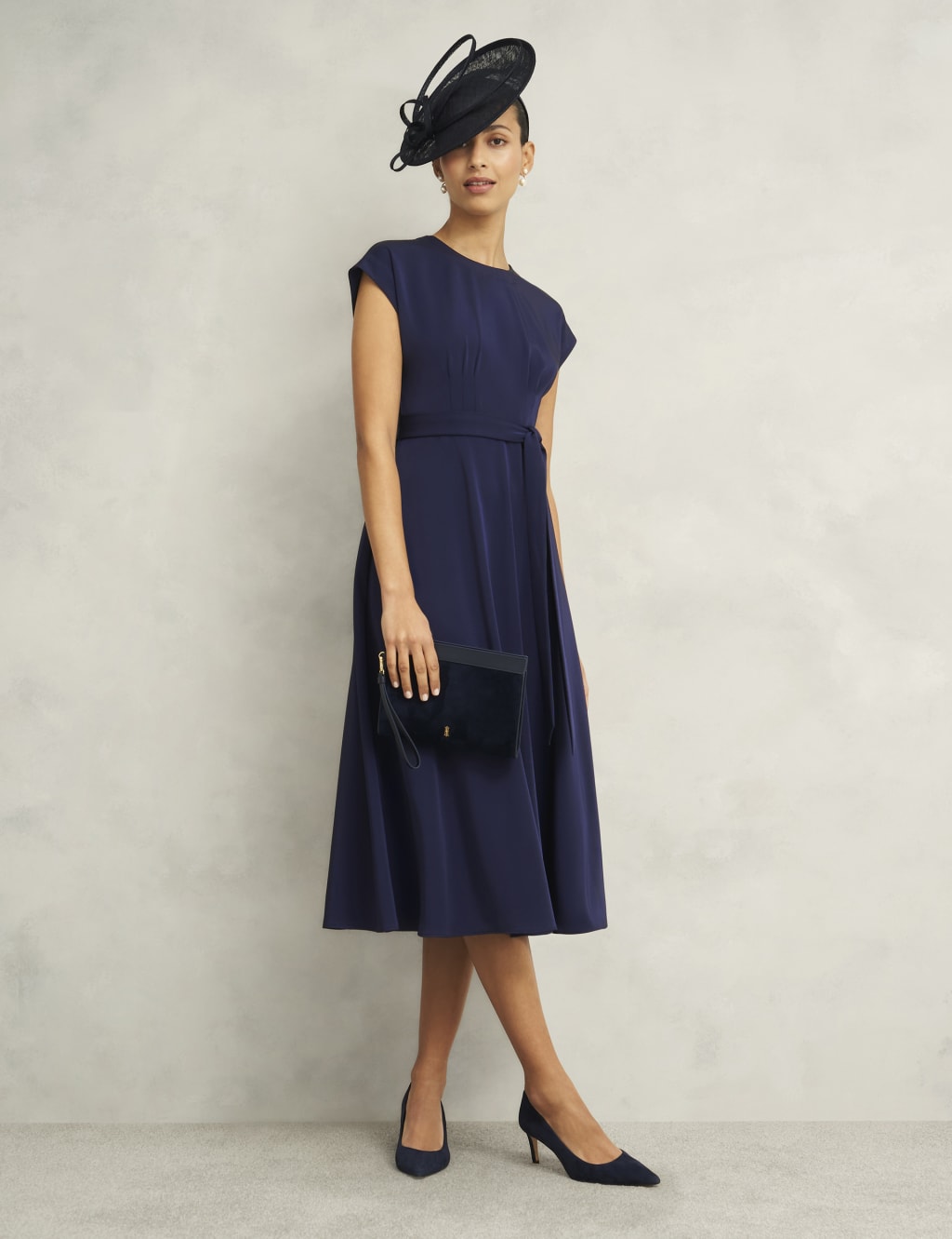 Radclyffe Round Neck Midi Waisted Dress 5 of 6