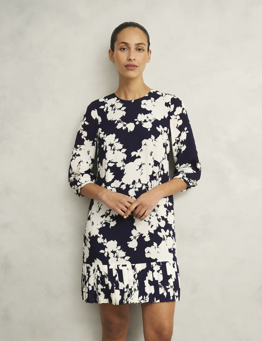 Floral Mini Skater Dress 3 of 8