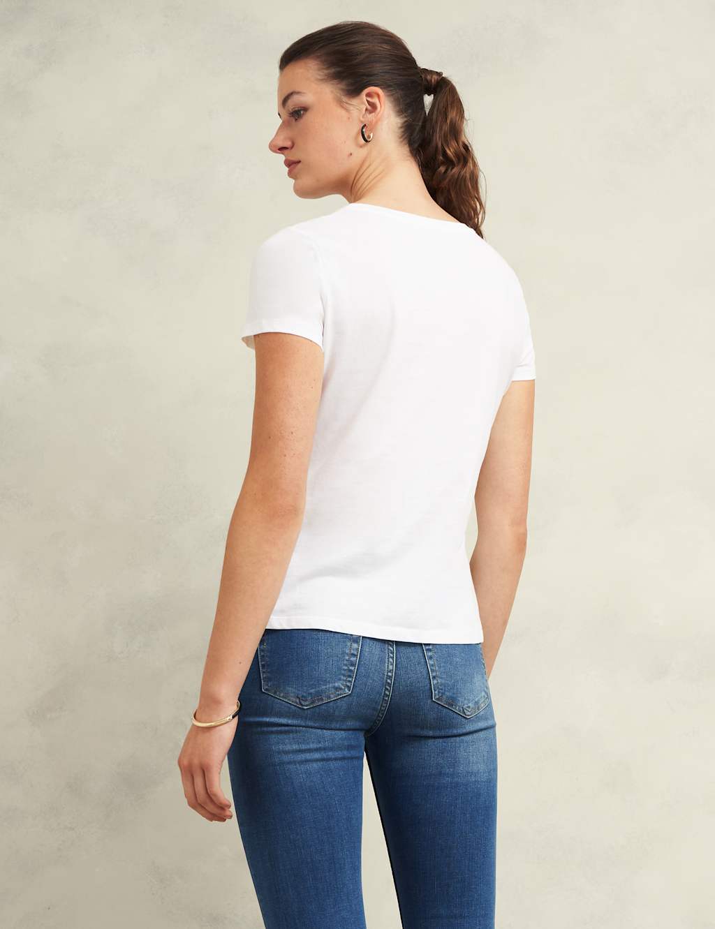 Pure Cotton Crew Neck T-Shirt 3 of 5