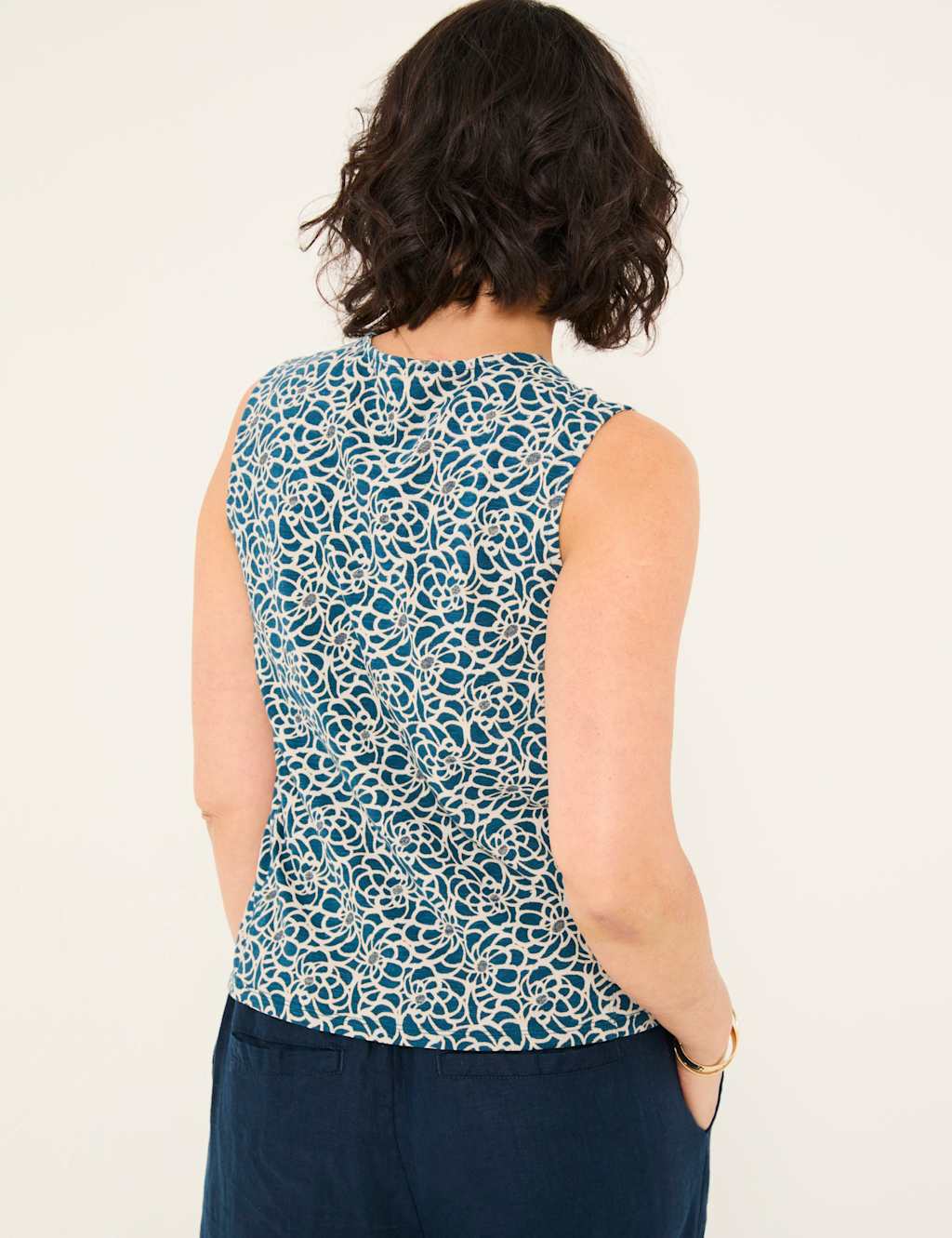 Cotton Rich Printed Waistcoat 3 of 6