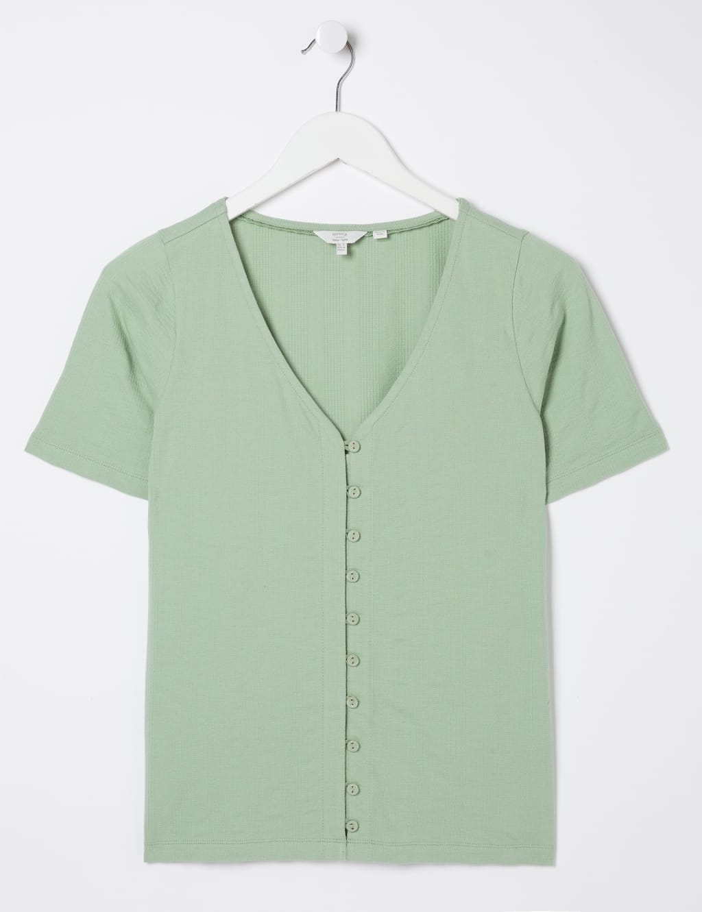 Cotton Rich Pointelle Pyjama Top 2 of 4