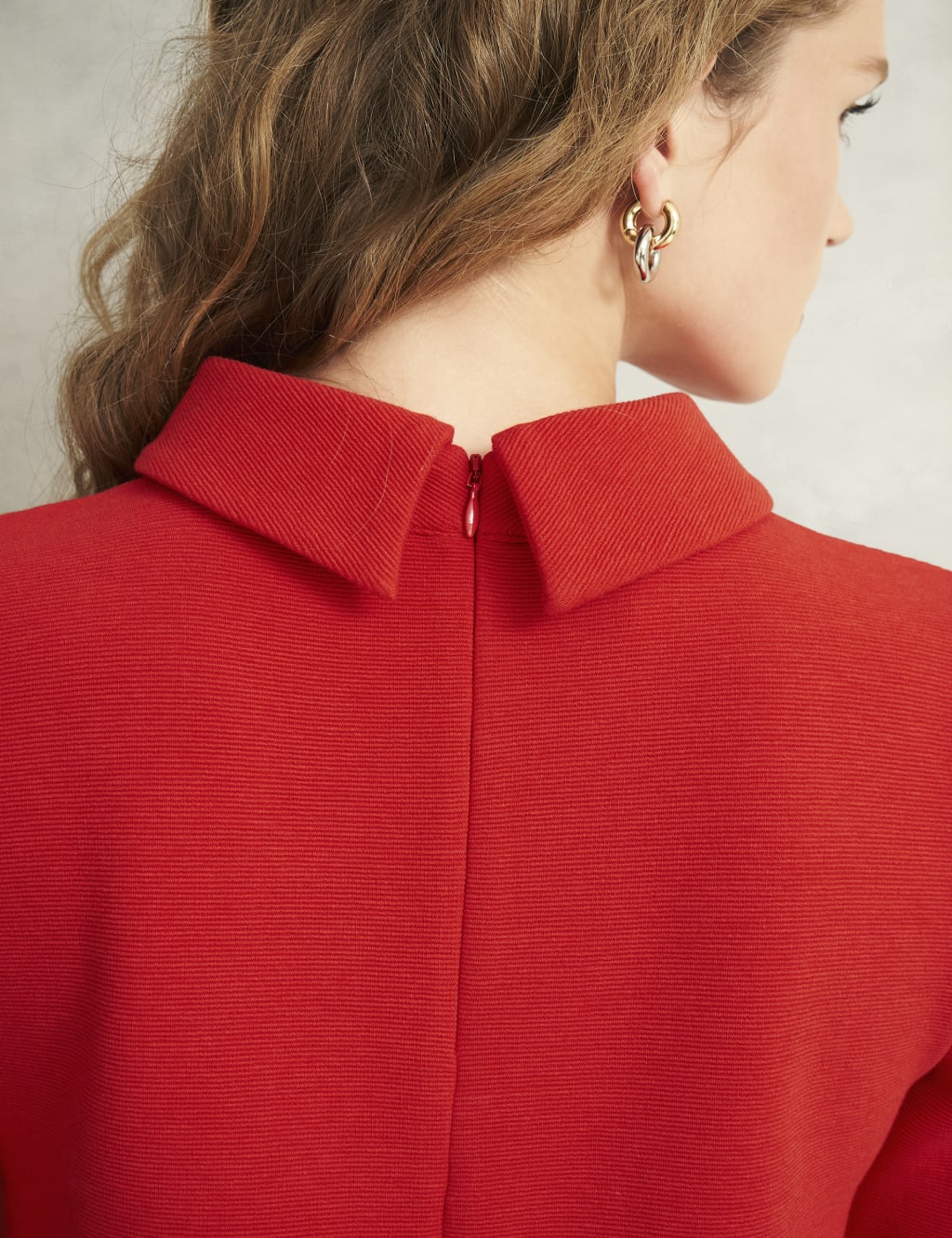 Cotton Blend Roll Neck Top 7 of 7