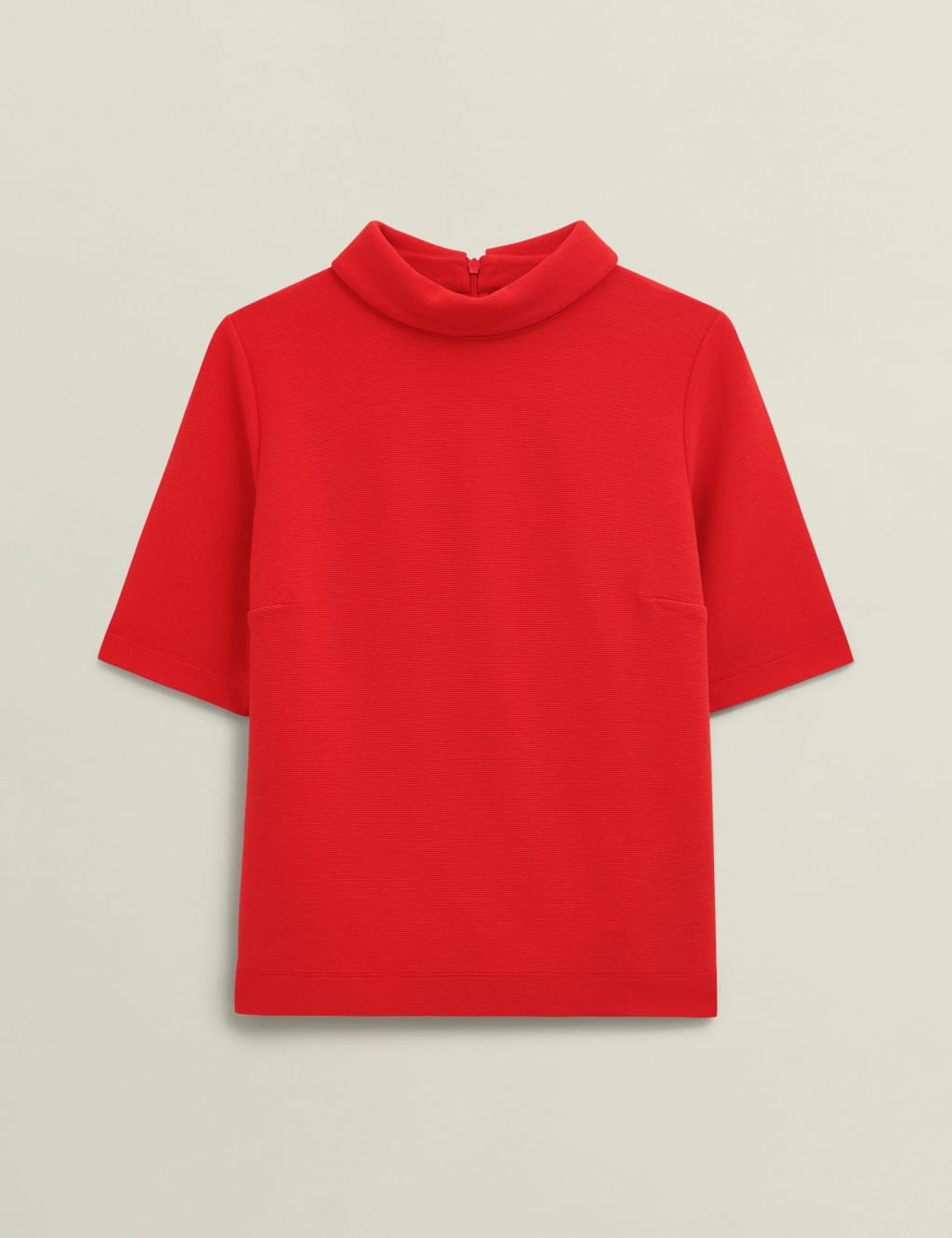 Cotton Blend Roll Neck Top 2 of 7