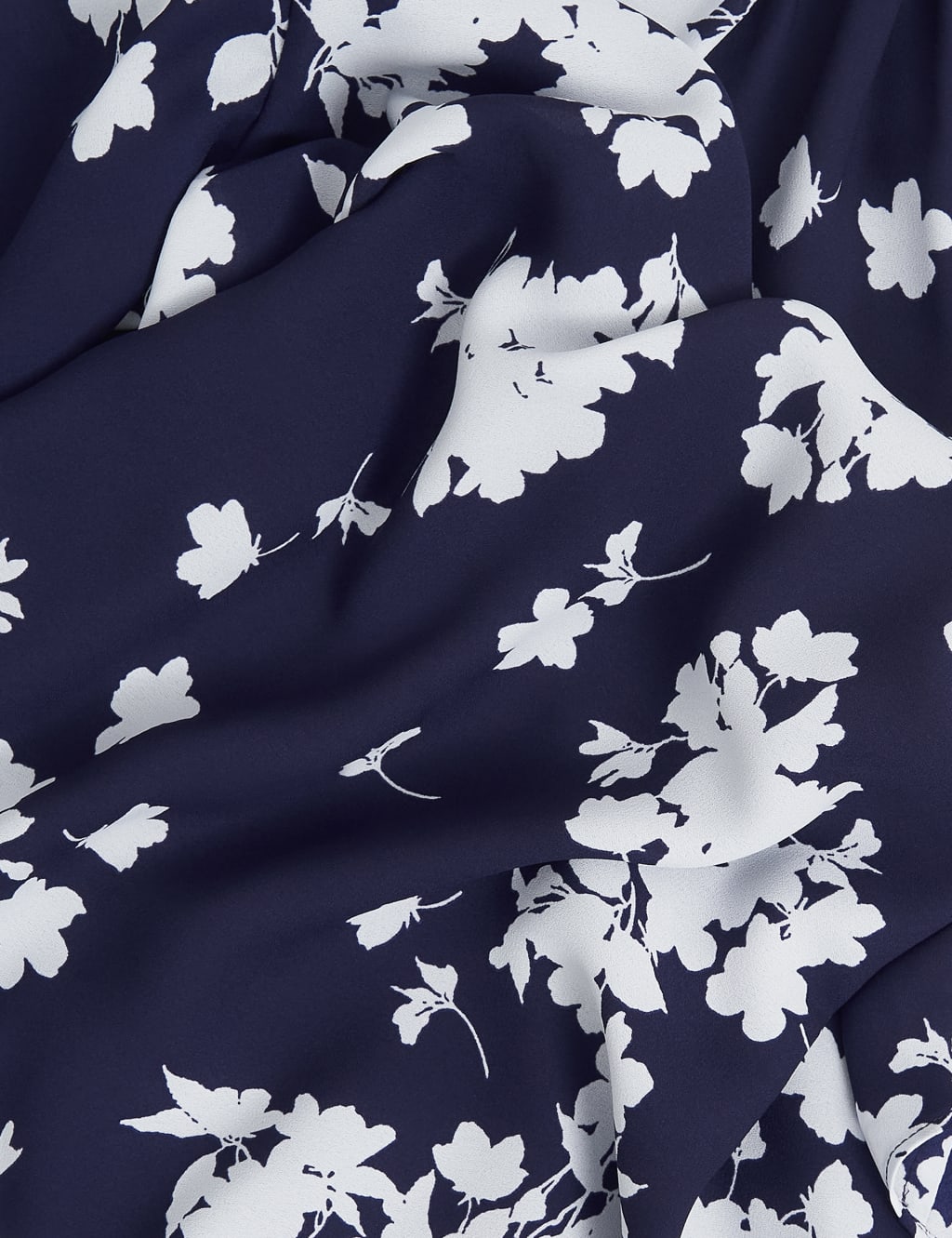 Chiffon Floral Crew Neck Top 7 of 7