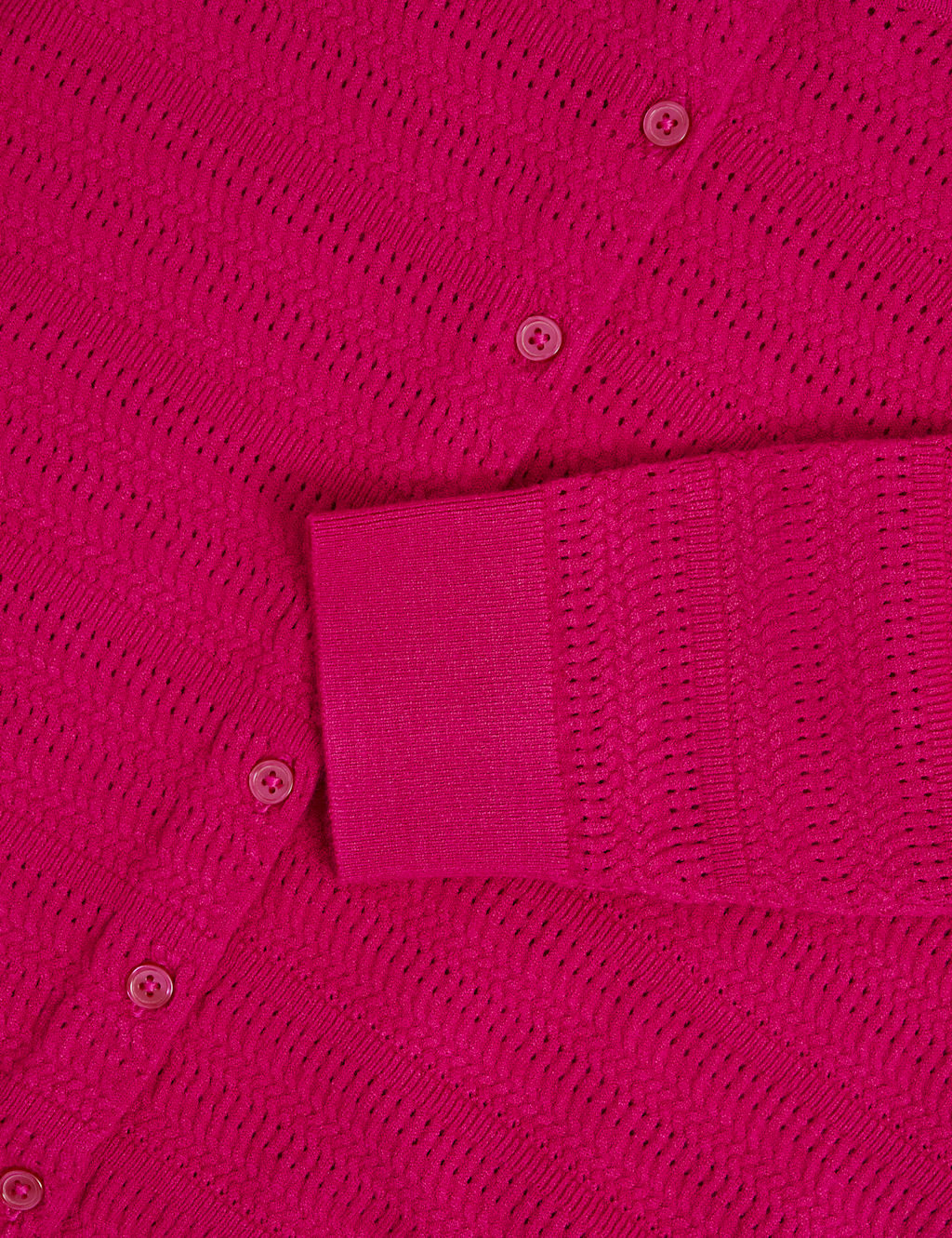 Textured Crew Neck Button Front Cardigan 7 of 7