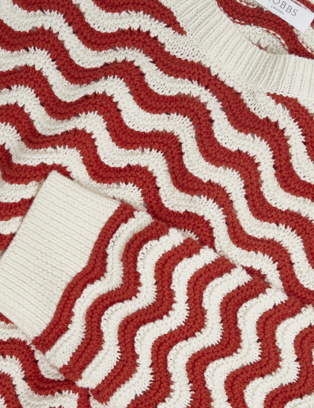 Pure Cotton Wavy Striped Jumper 7 of 7