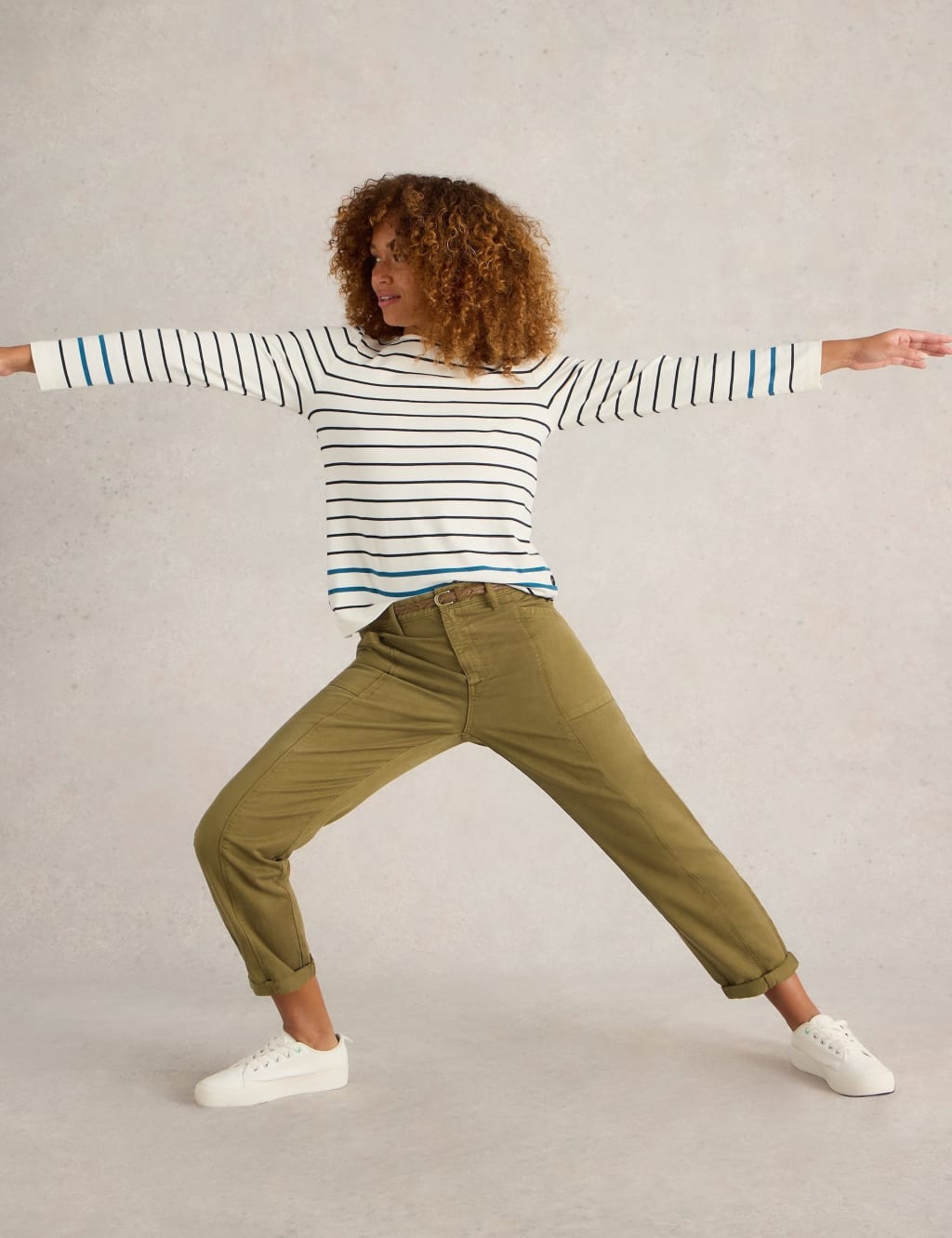 Cotton Blend Trousers 5 of 6