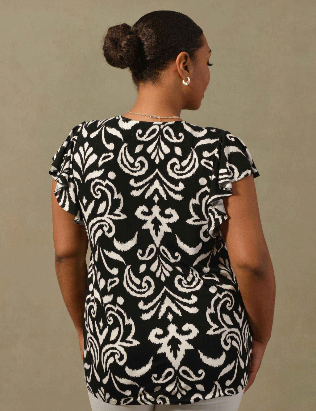 Jersey Printed Relaxed Top 3 of 4