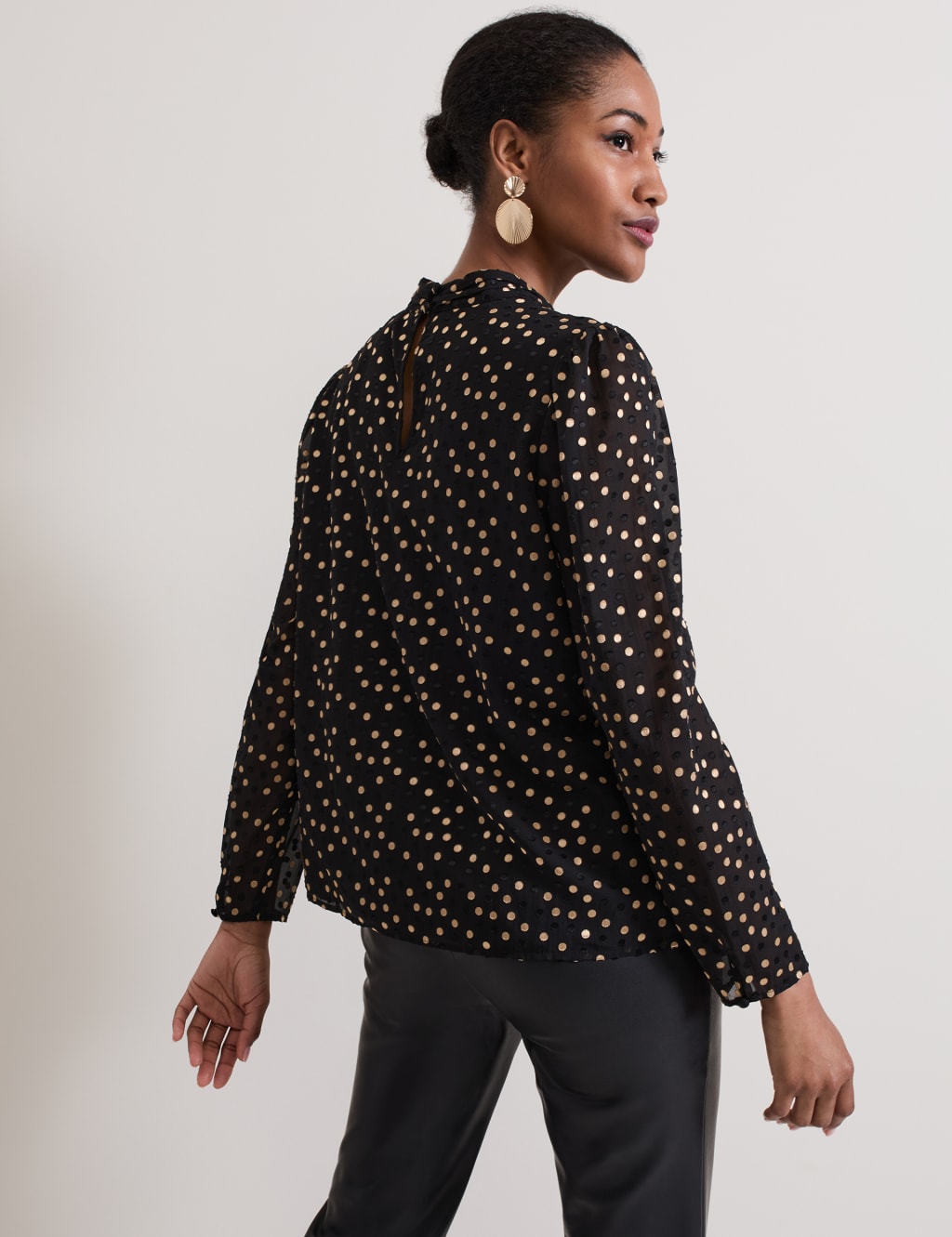 Polka dotted blouses online