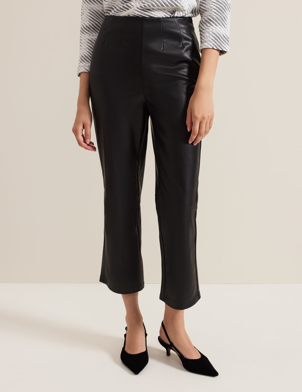 Leather Look Culottes 4 of 6