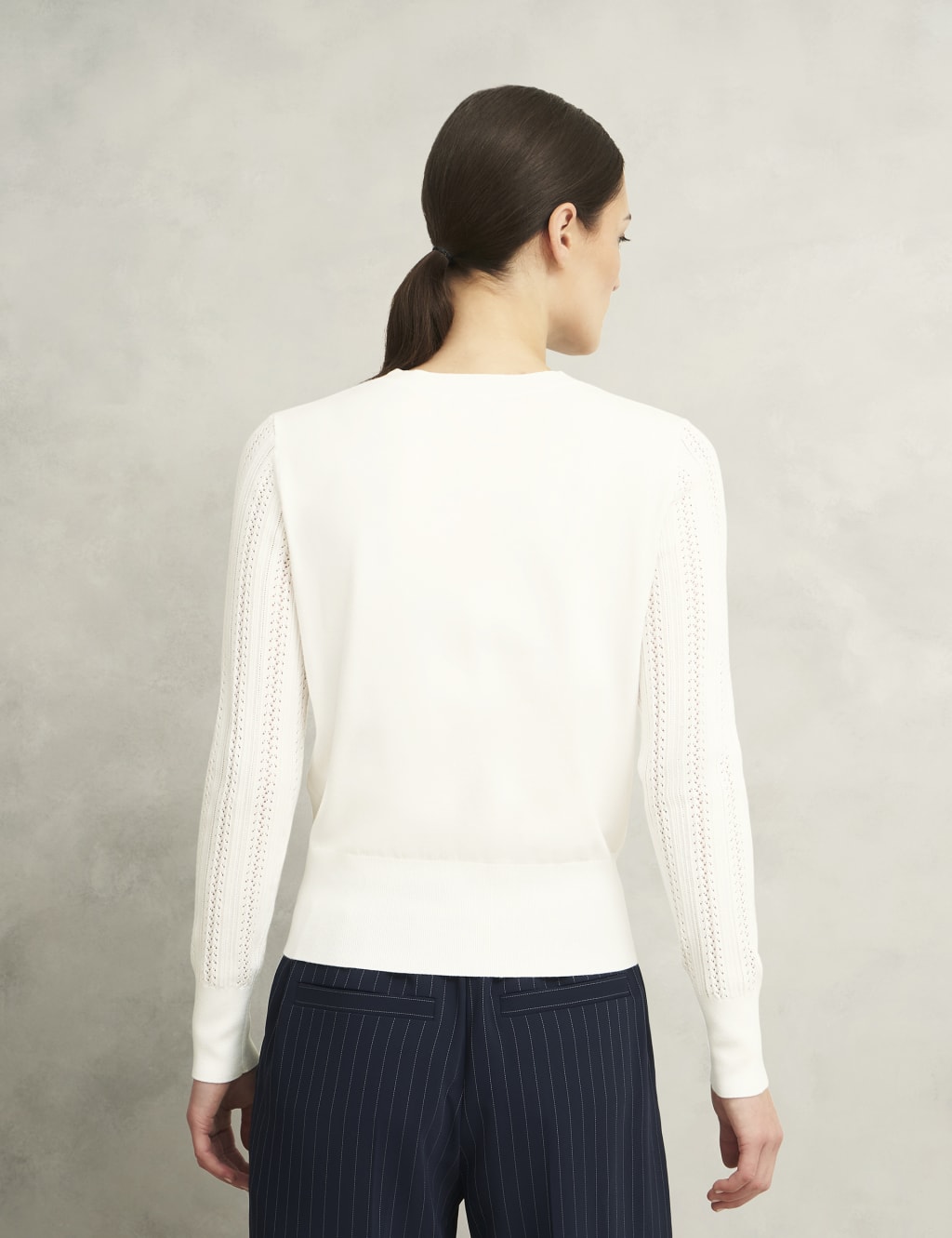 Pointelle Crew Neck Jumper 4 of 5