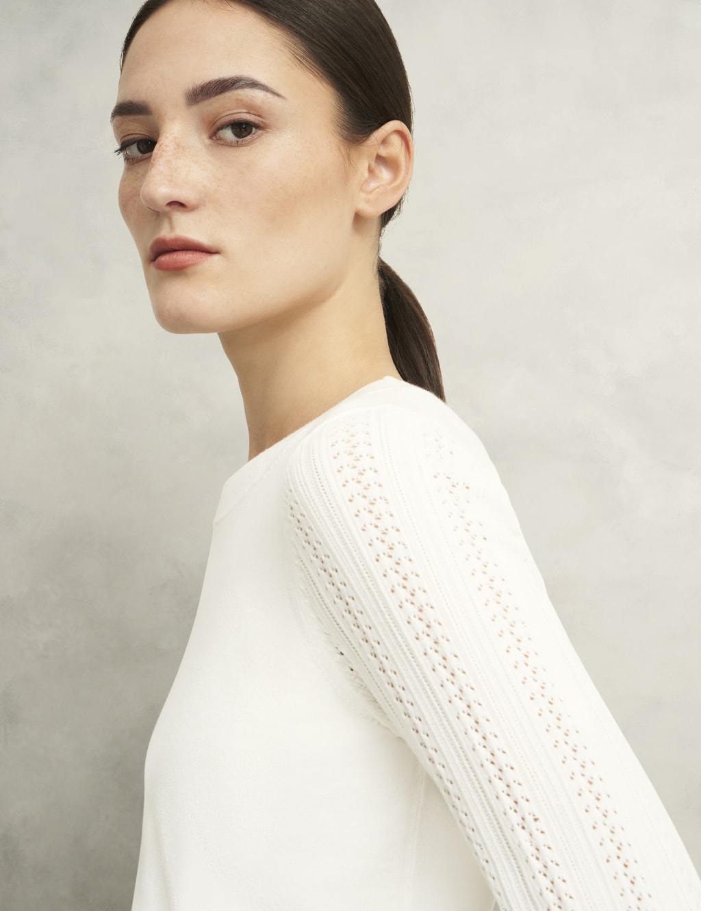 Pointelle Crew Neck Jumper 5 of 5