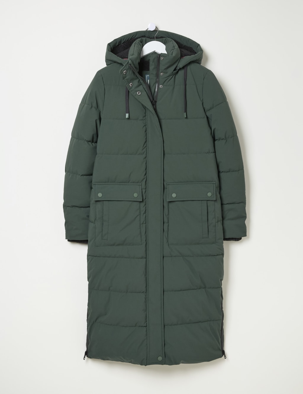 Hooded Longline Puffer Coat