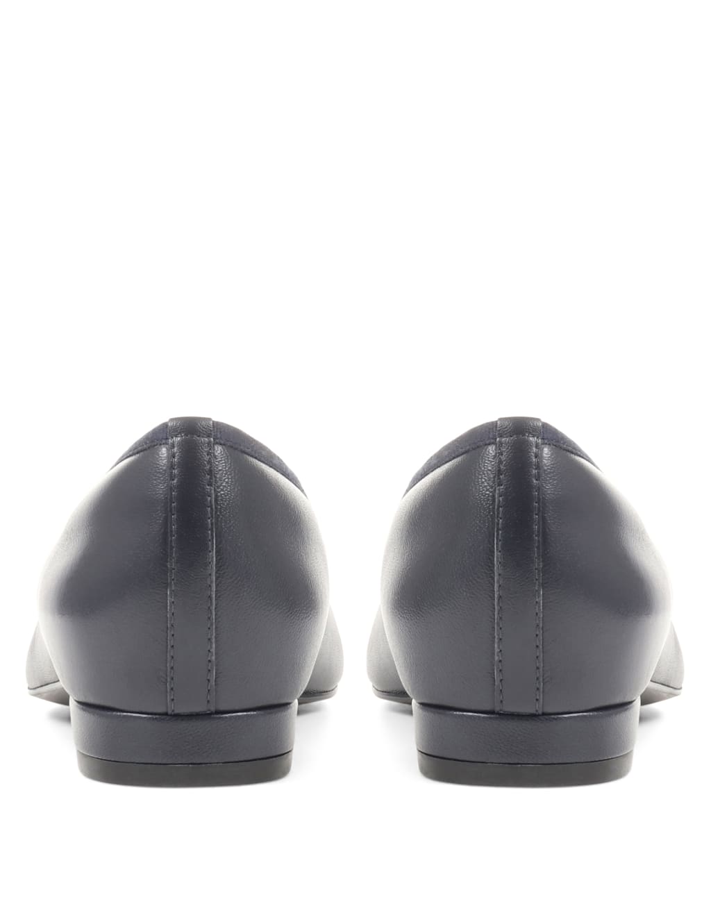 Leather Flat Ballet Pumps 5 of 7