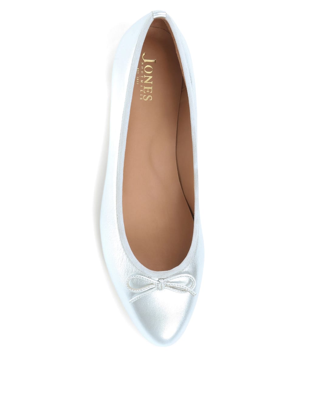 Leather Flat Ballet Pumps 4 of 7