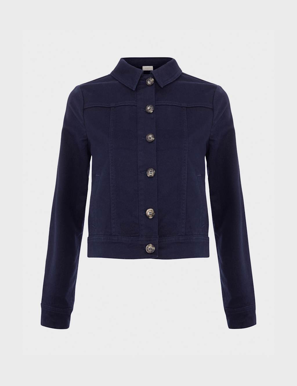 Cotton Rich Denim Cropped Jacket 2 of 8