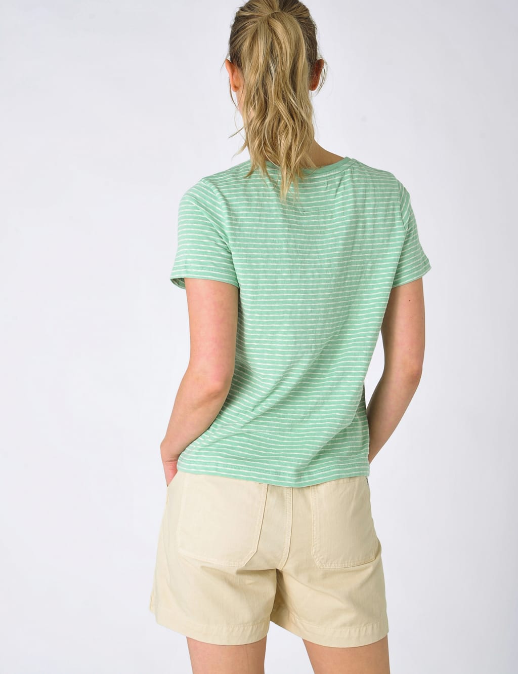 Pure Cotton Striped T-Shirt 3 of 5