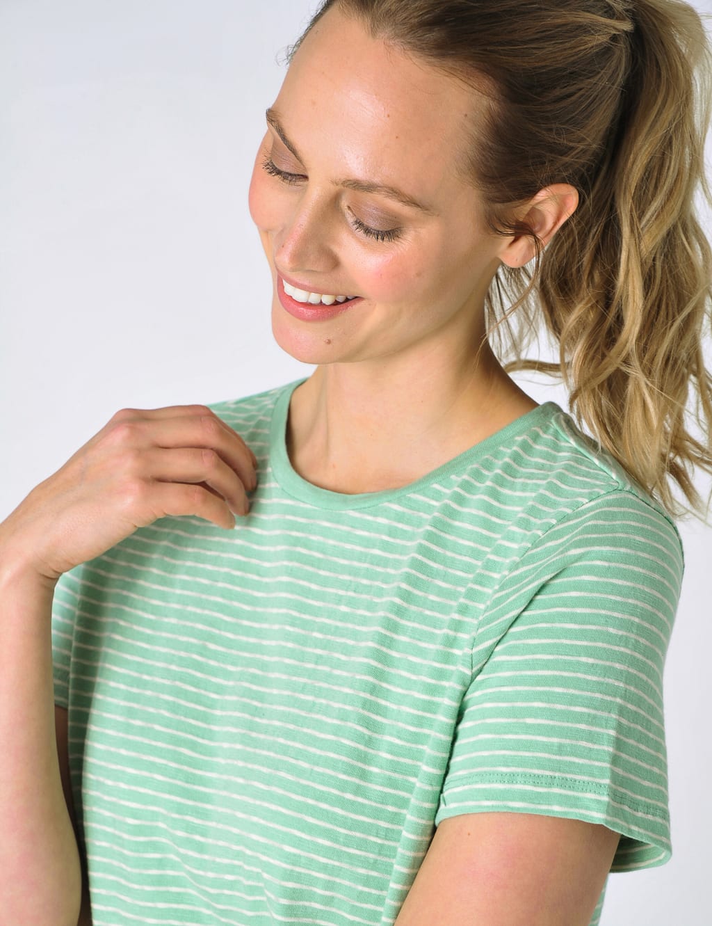 Pure Cotton Striped T-Shirt 4 of 5