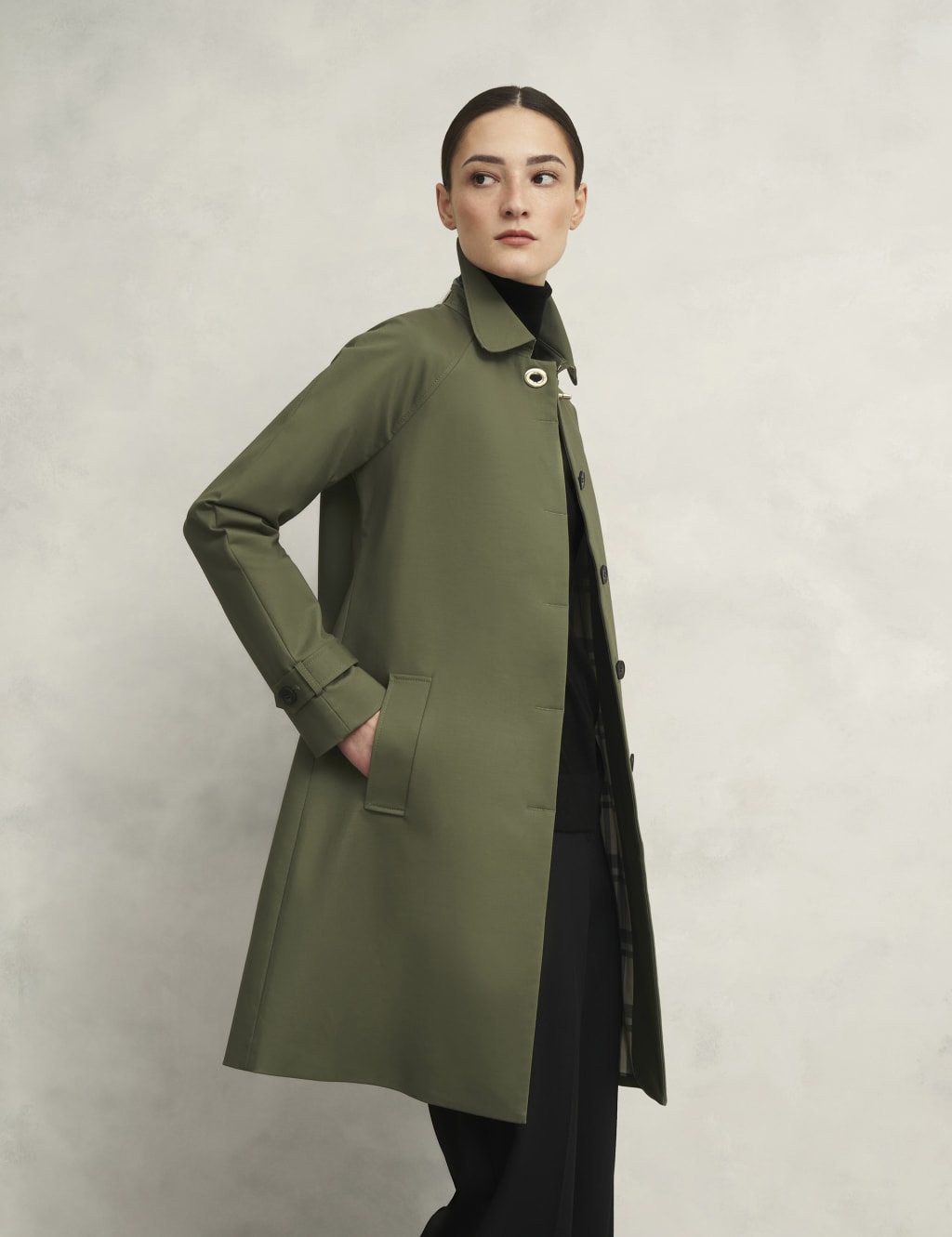 Cotton Rich Single Breasted Trench Coat 4 of 8