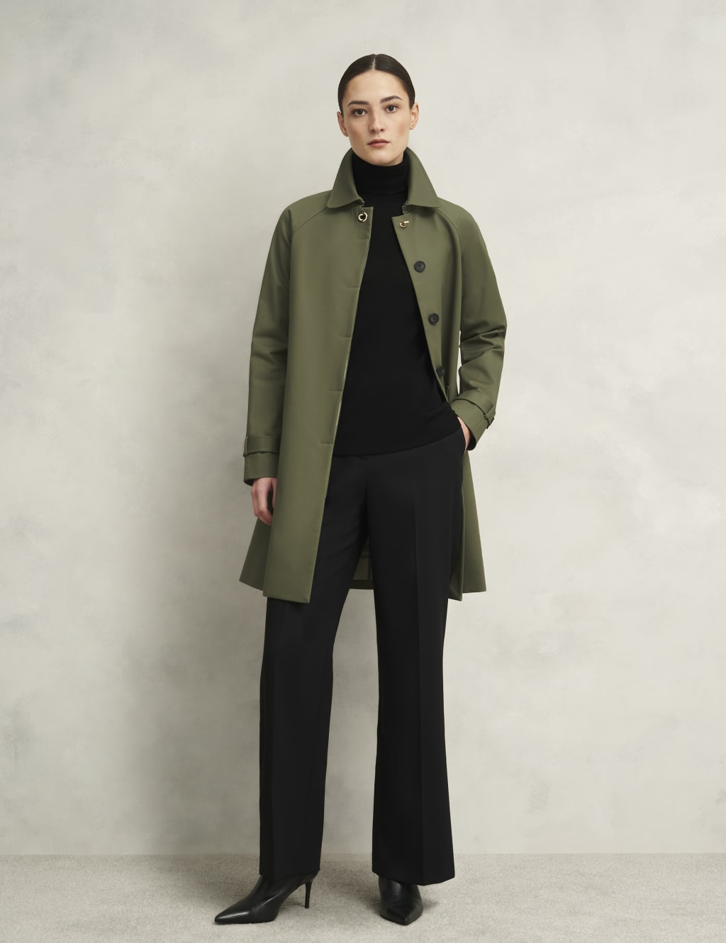 Cotton Rich Single Breasted Trench Coat 6 of 8