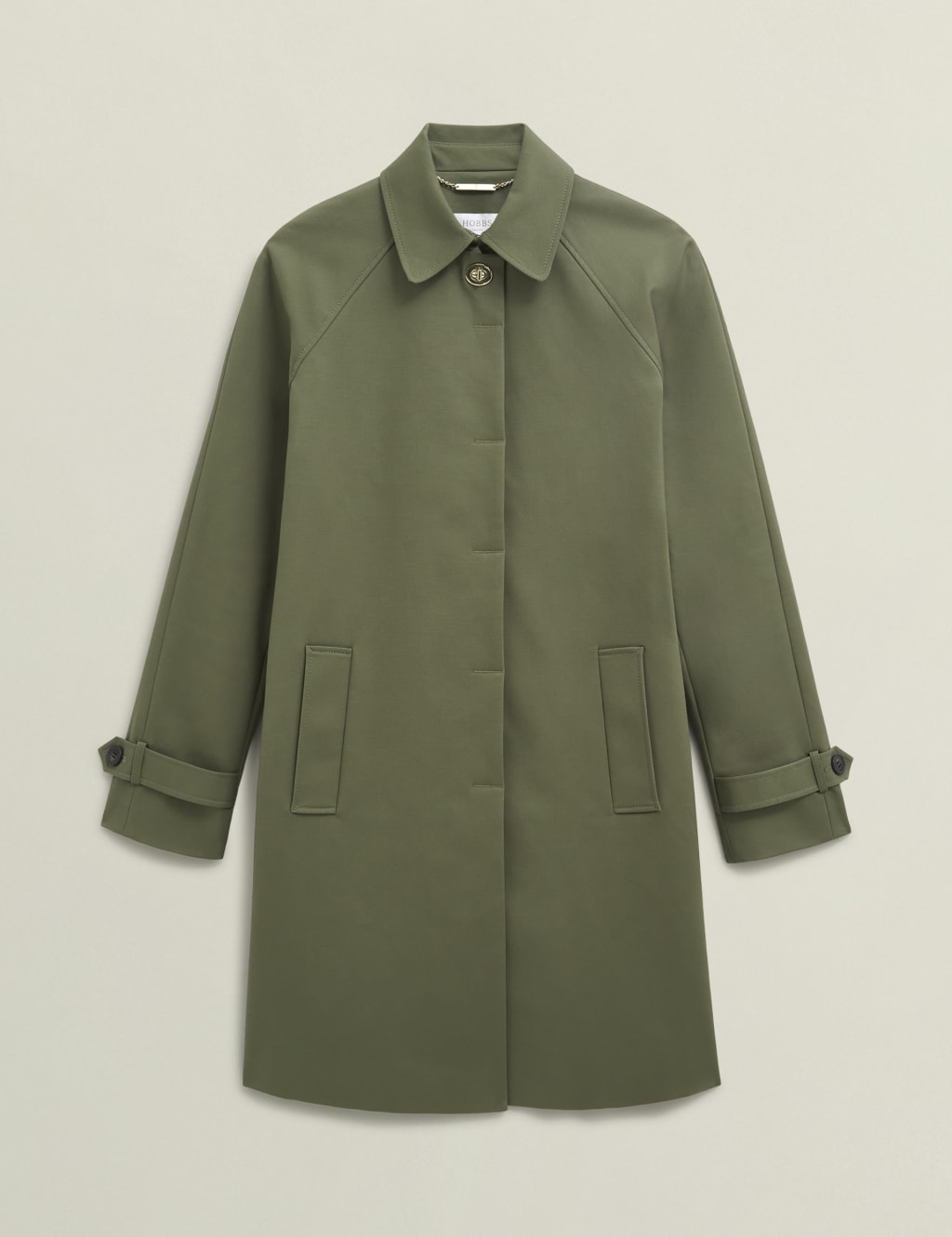 Cotton Rich Single Breasted Trench Coat 2 of 8
