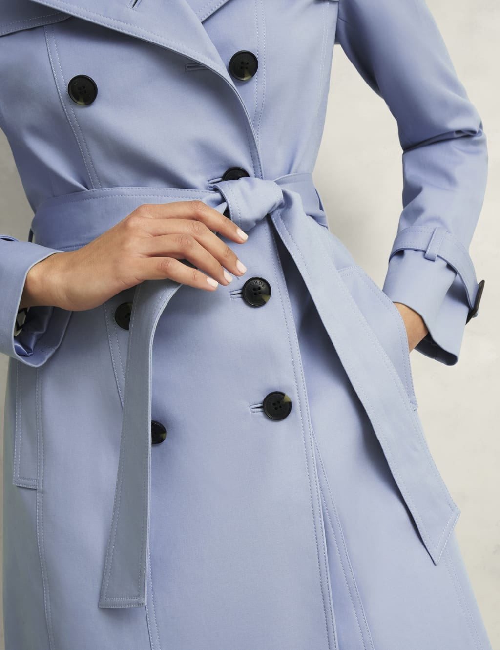 Cotton Rich Belted Trench Coat 6 of 9