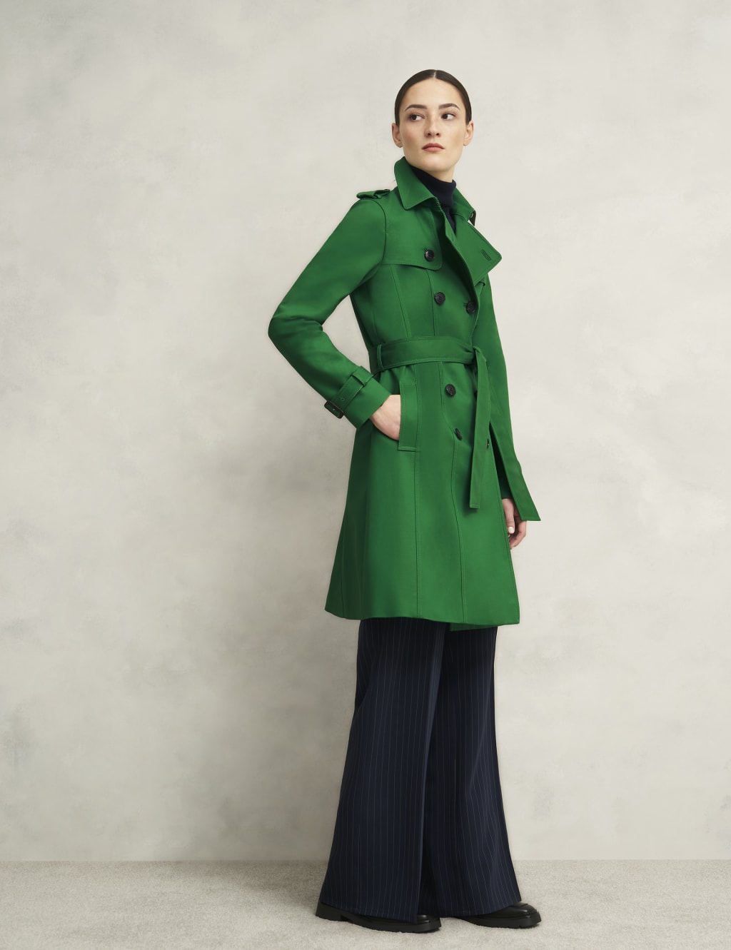 Cotton Rich Belted Trench Coat 5 of 9