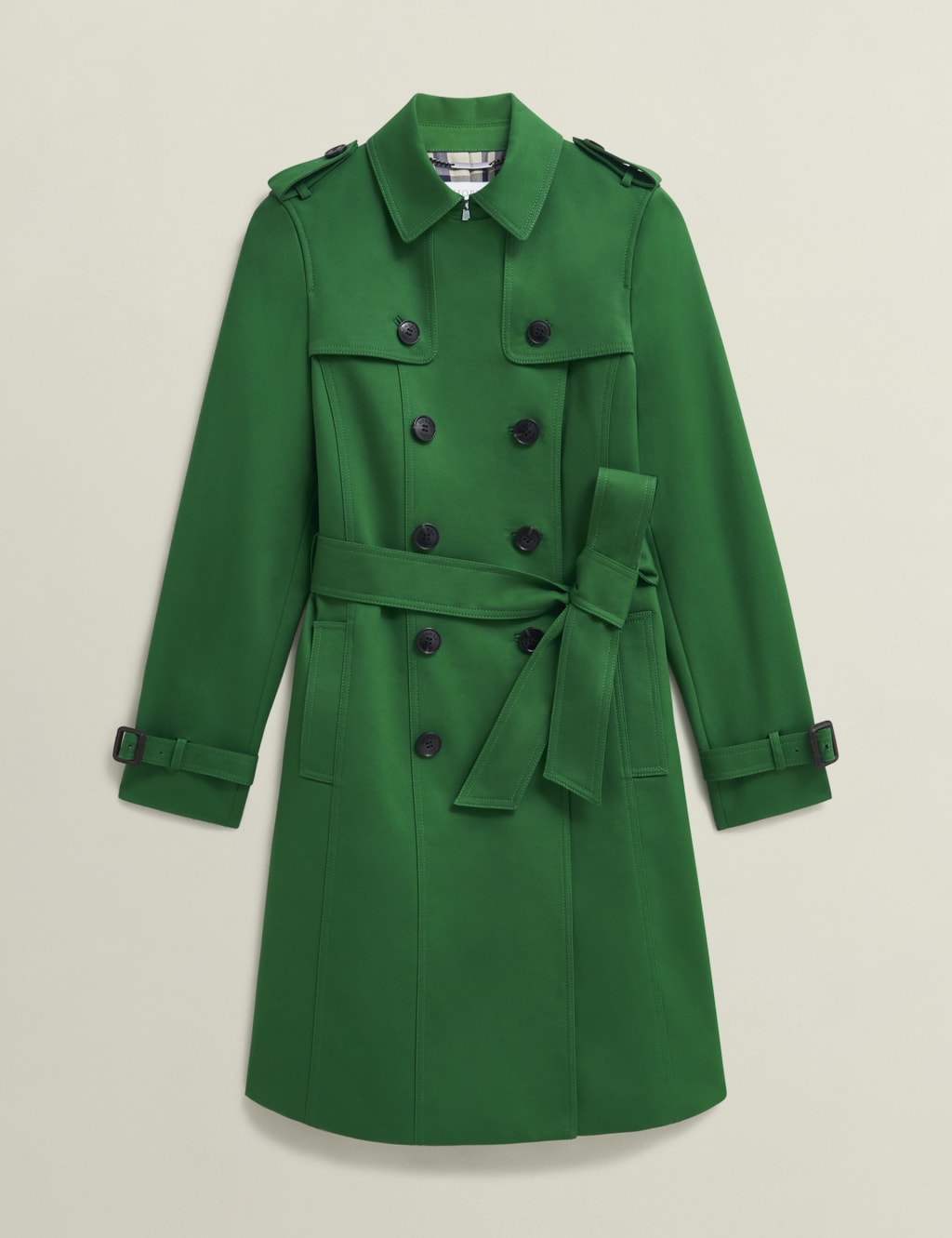 Cotton Rich Belted Trench Coat 2 of 9