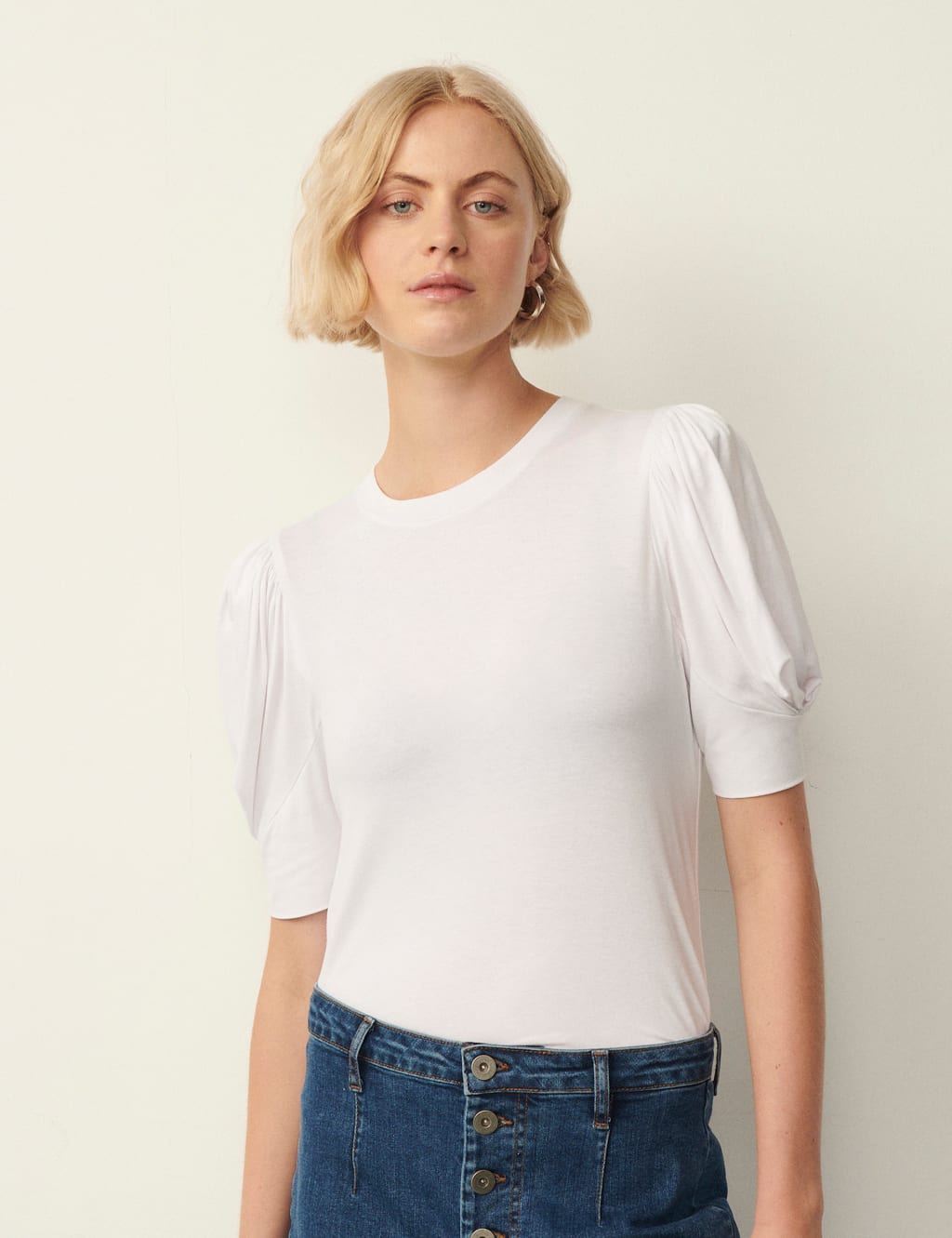 Puff Sleeve T-Shirt 1 of 4