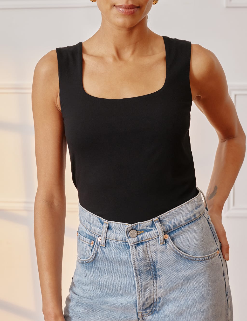 Sqaure Neck Vest Top 3 of 4